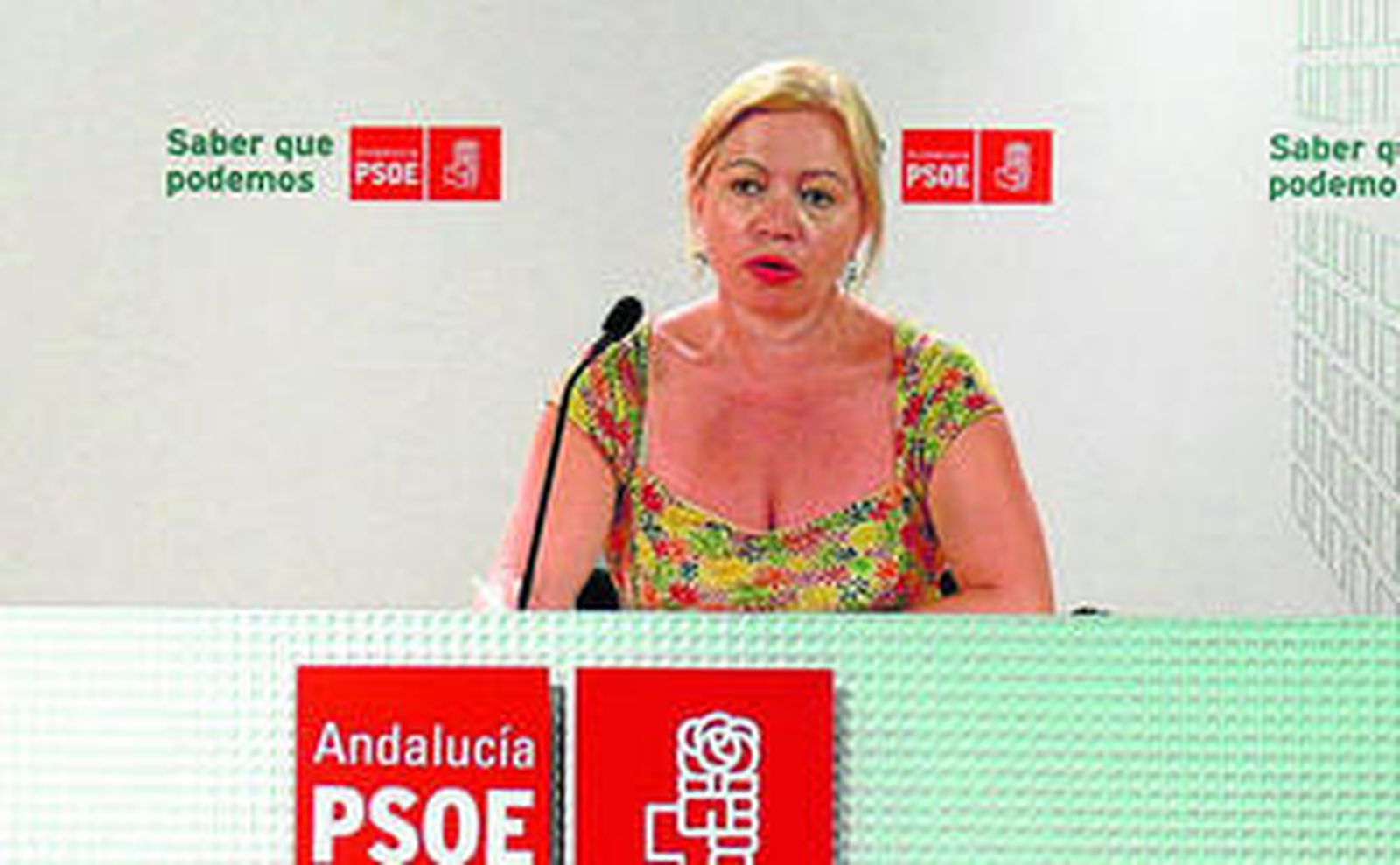 María Escudero, ayer.