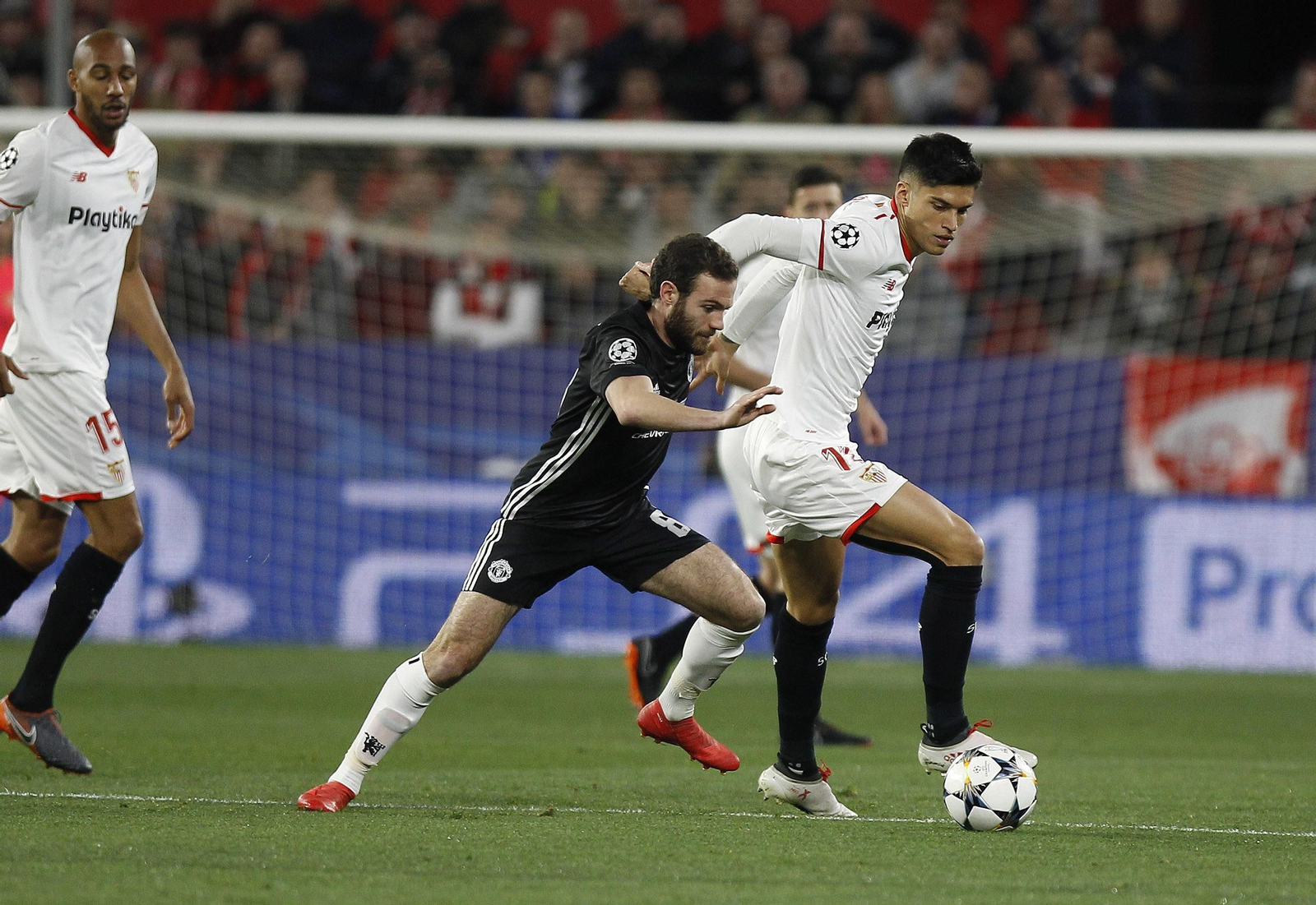 Las imágenes del Sevilla-Manchester United