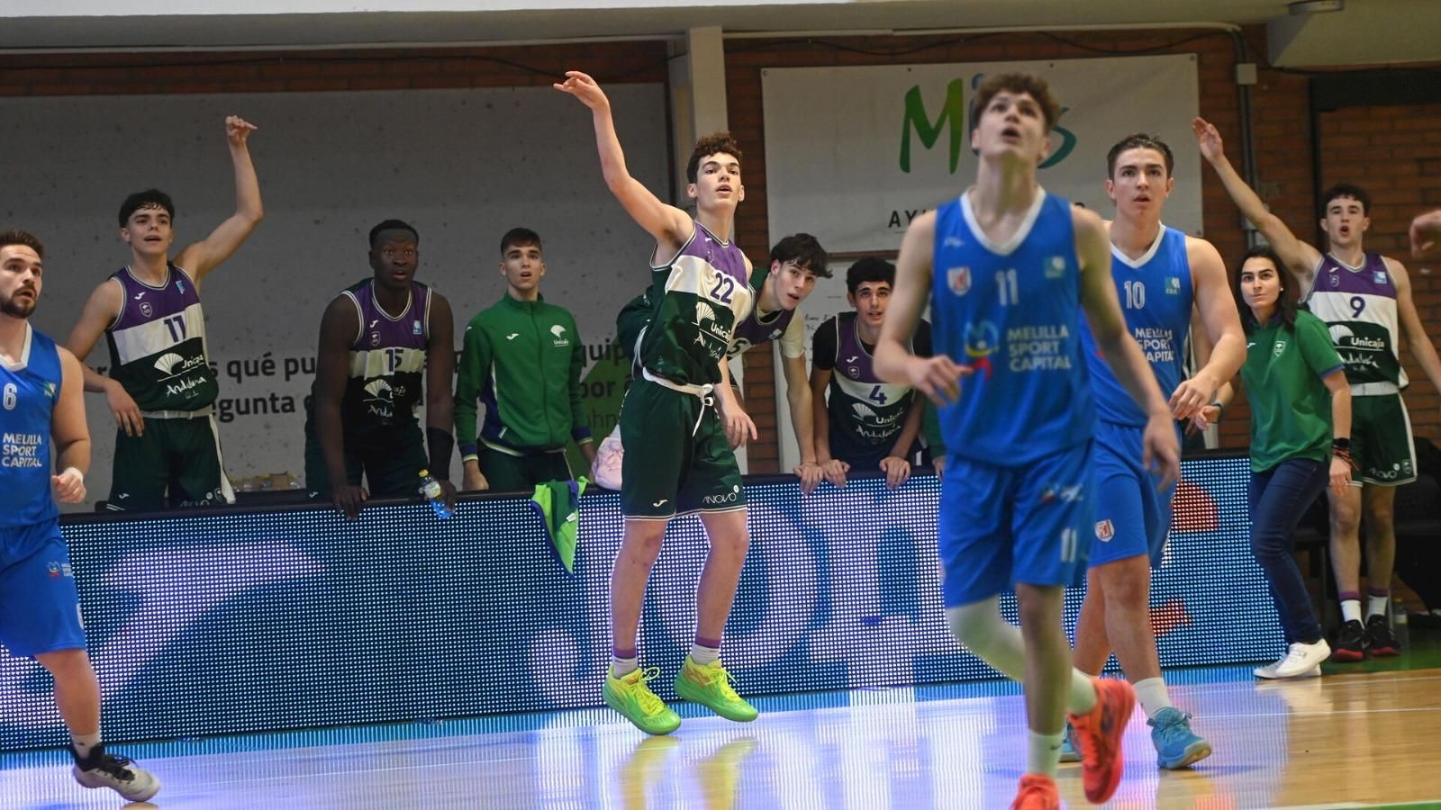 Trujillo, en un partido de Liga EBA en Los Guindos.