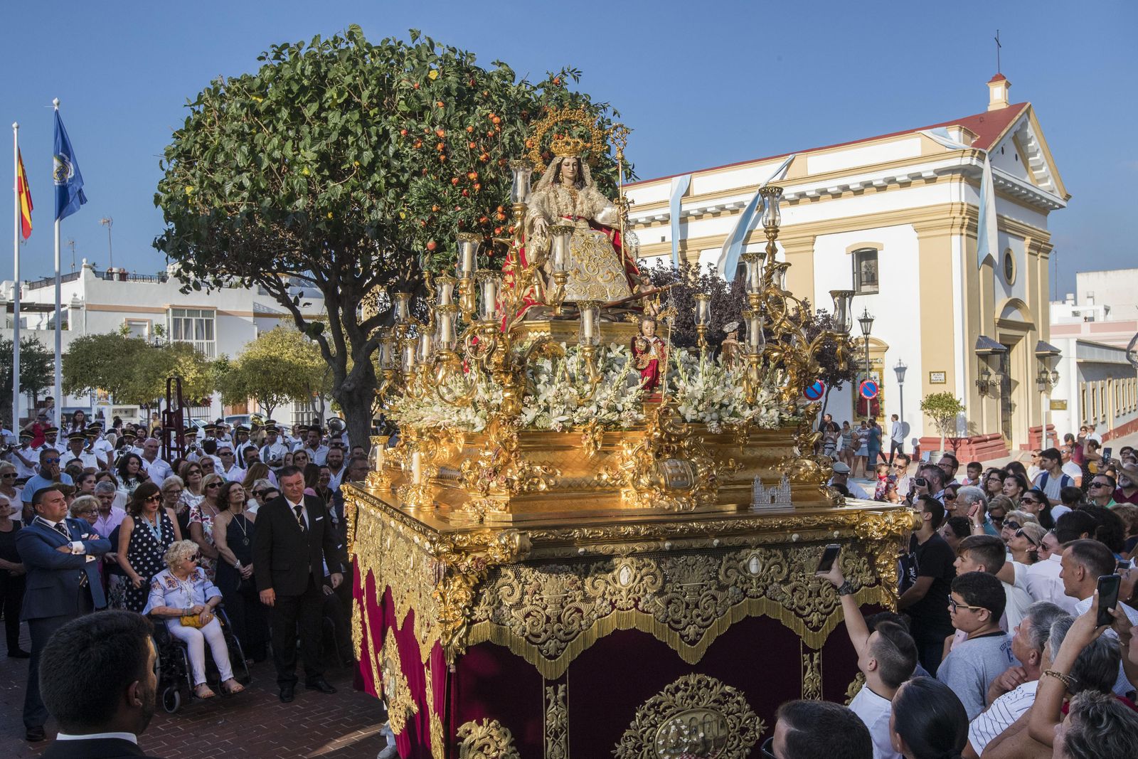 Las imágenes de la procesión de la Divina Pastora