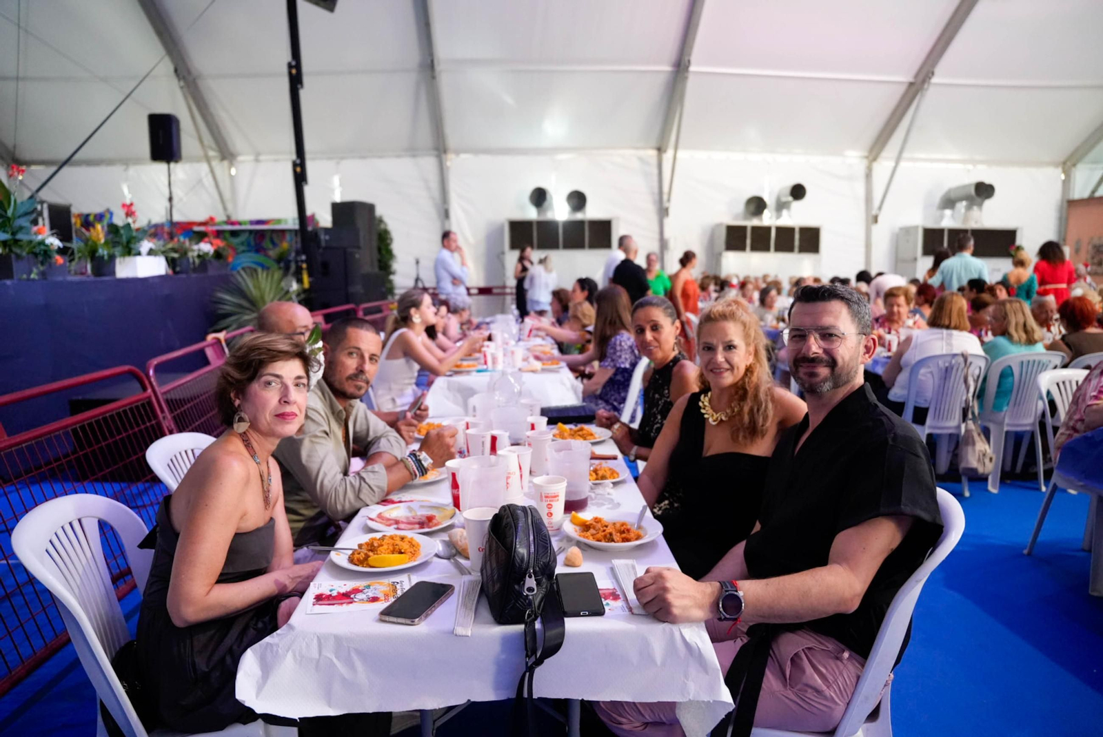 Las fotos de la comida de homenaje a la mujer en la Feria de Almería
