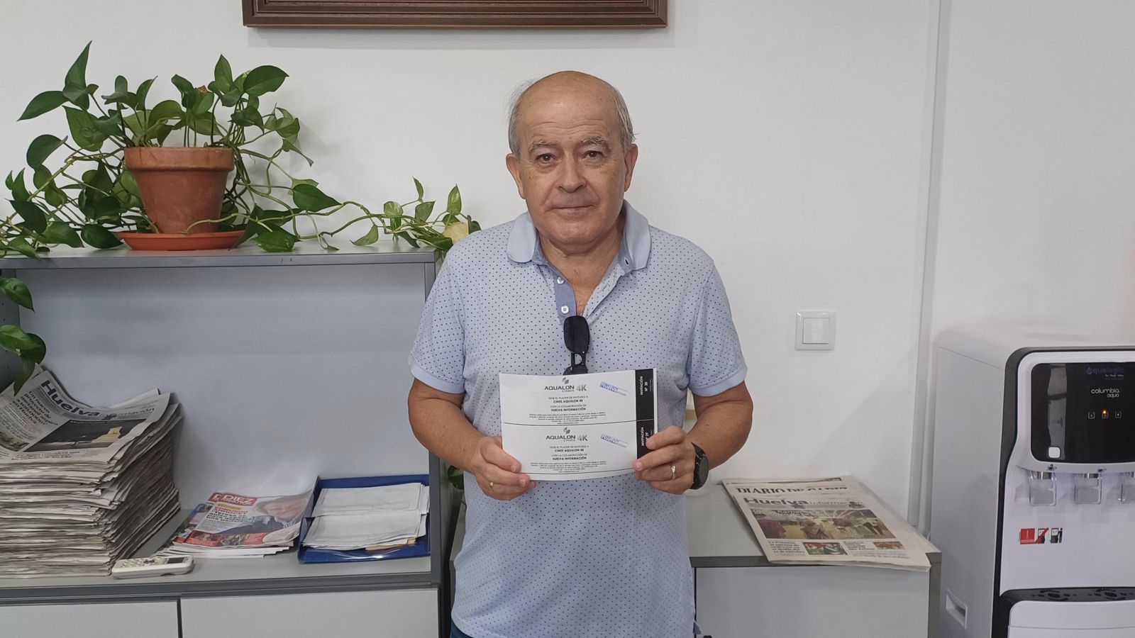 Juan Carlos Borlán, uno de los ganadores del pasado sorteo