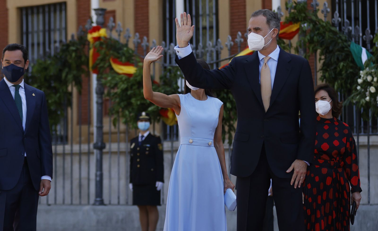 Las imágenes de  la entrega de la Medalla de Honor de Andalucía al Rey Felipe VI en Sevilla