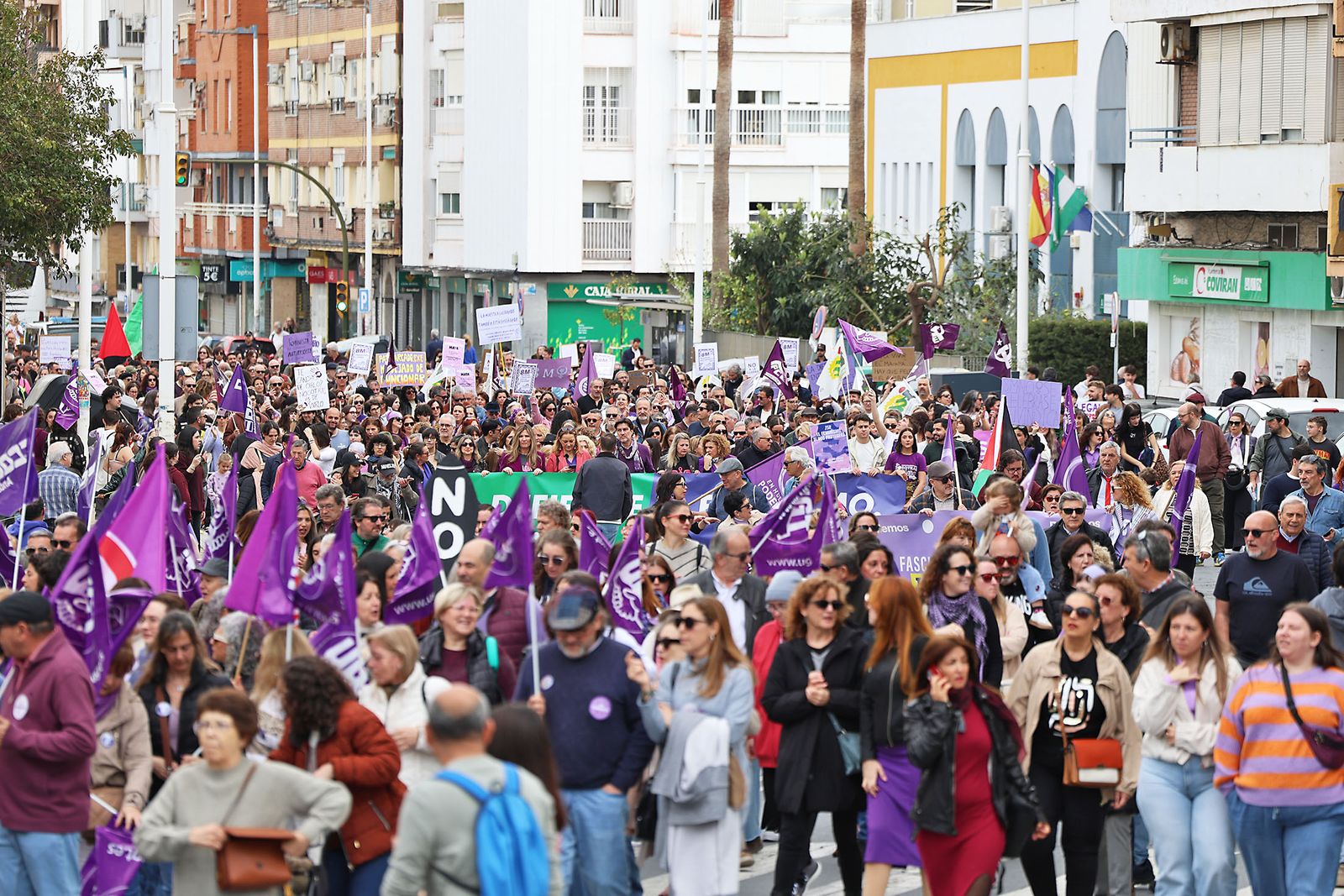 8M: Las fotografías de la manifestación del Día de la Mujer