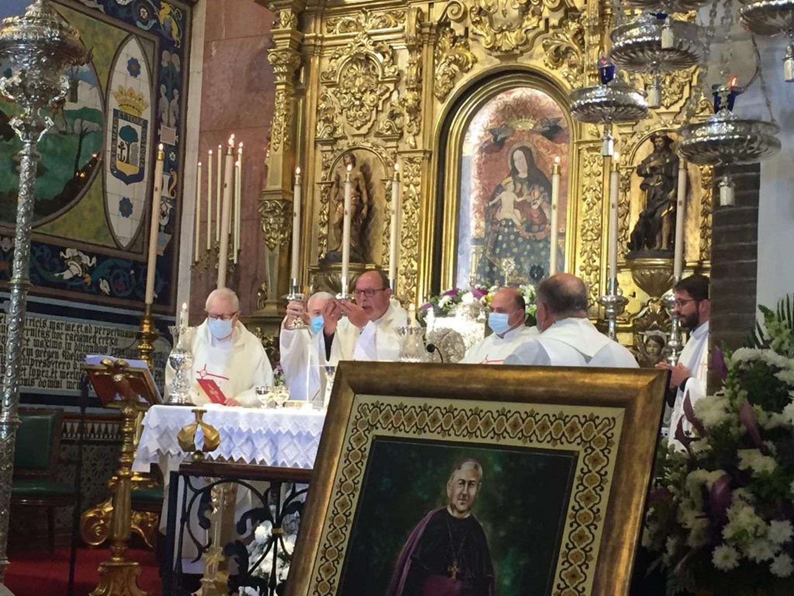 Clausura del Año Jubilar del Centenario de las Misioneras Eucarísticas de Nazaret  (Hermanas Nazarenas) fundadas por San Manuel González, en el santuario de Nuestra Señora de la Cinta.