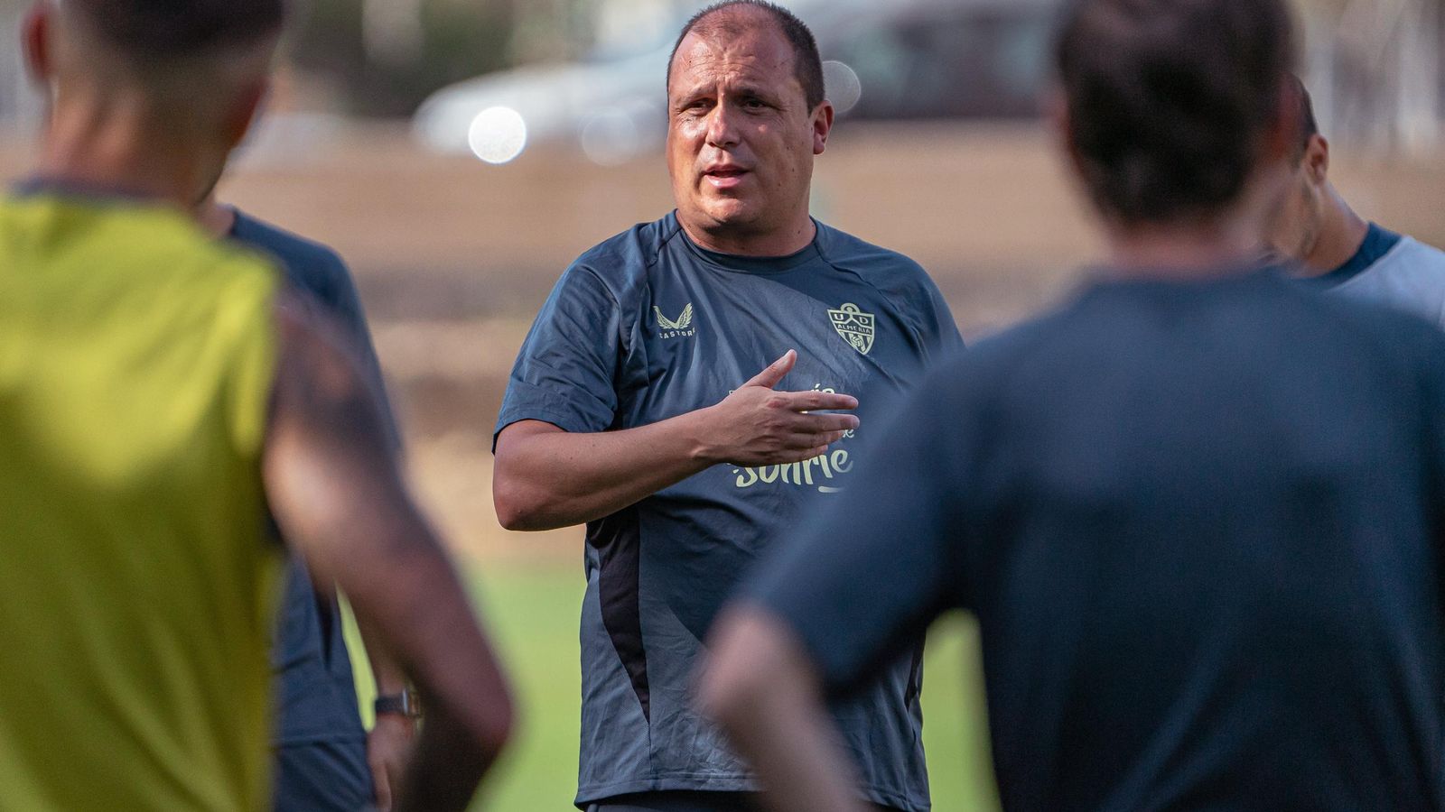 Alberto Lasarte, entrenador del Almería B