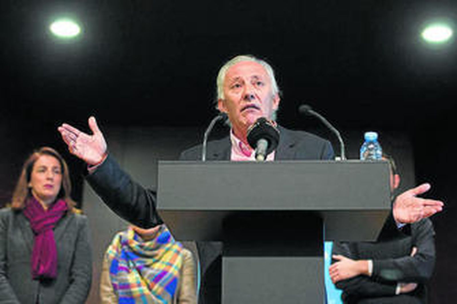 Juan Martín Serón hace una semana, cuando anunció su marcha.