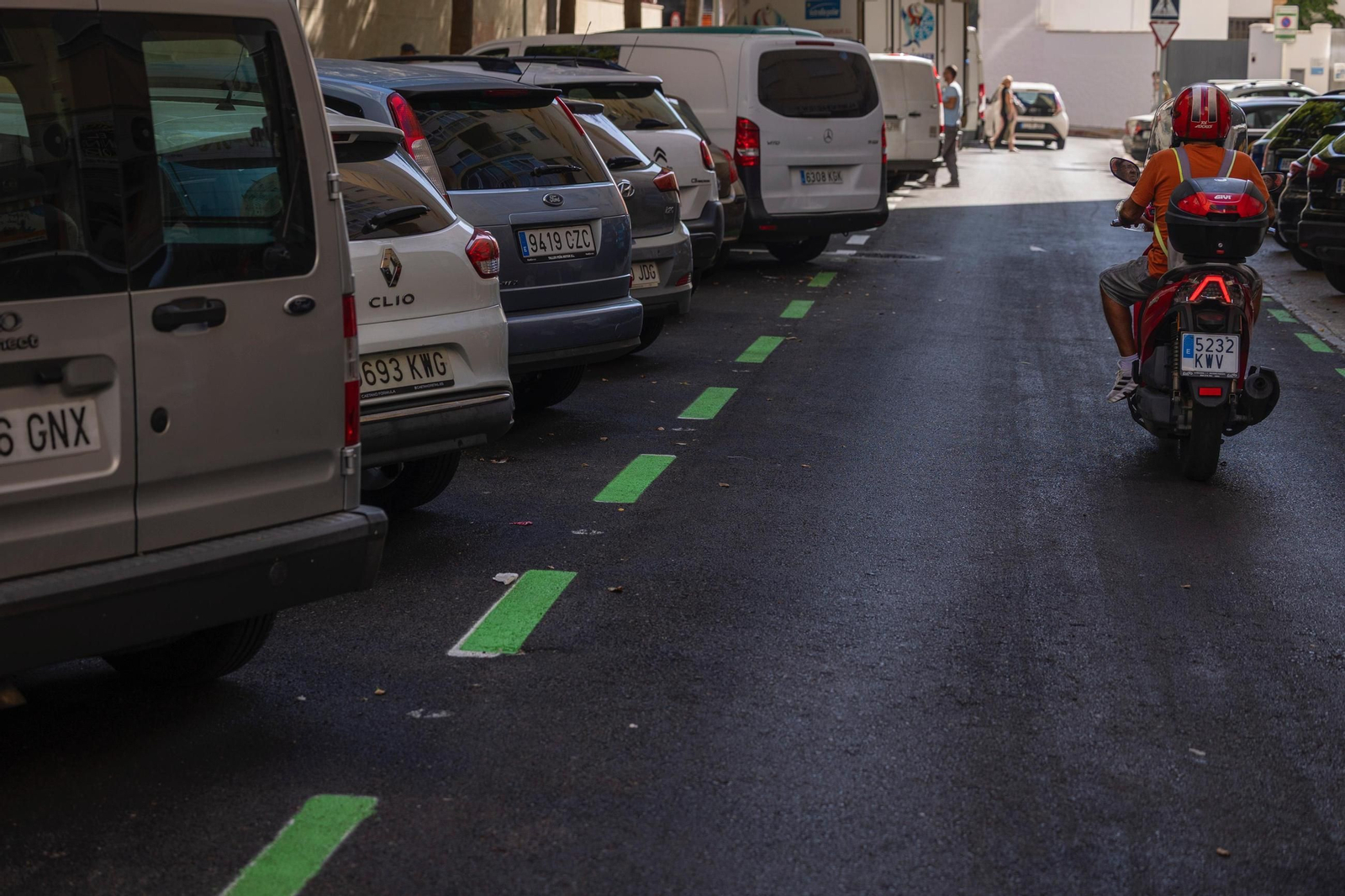 Zona verde en el barrio de La Laguna.