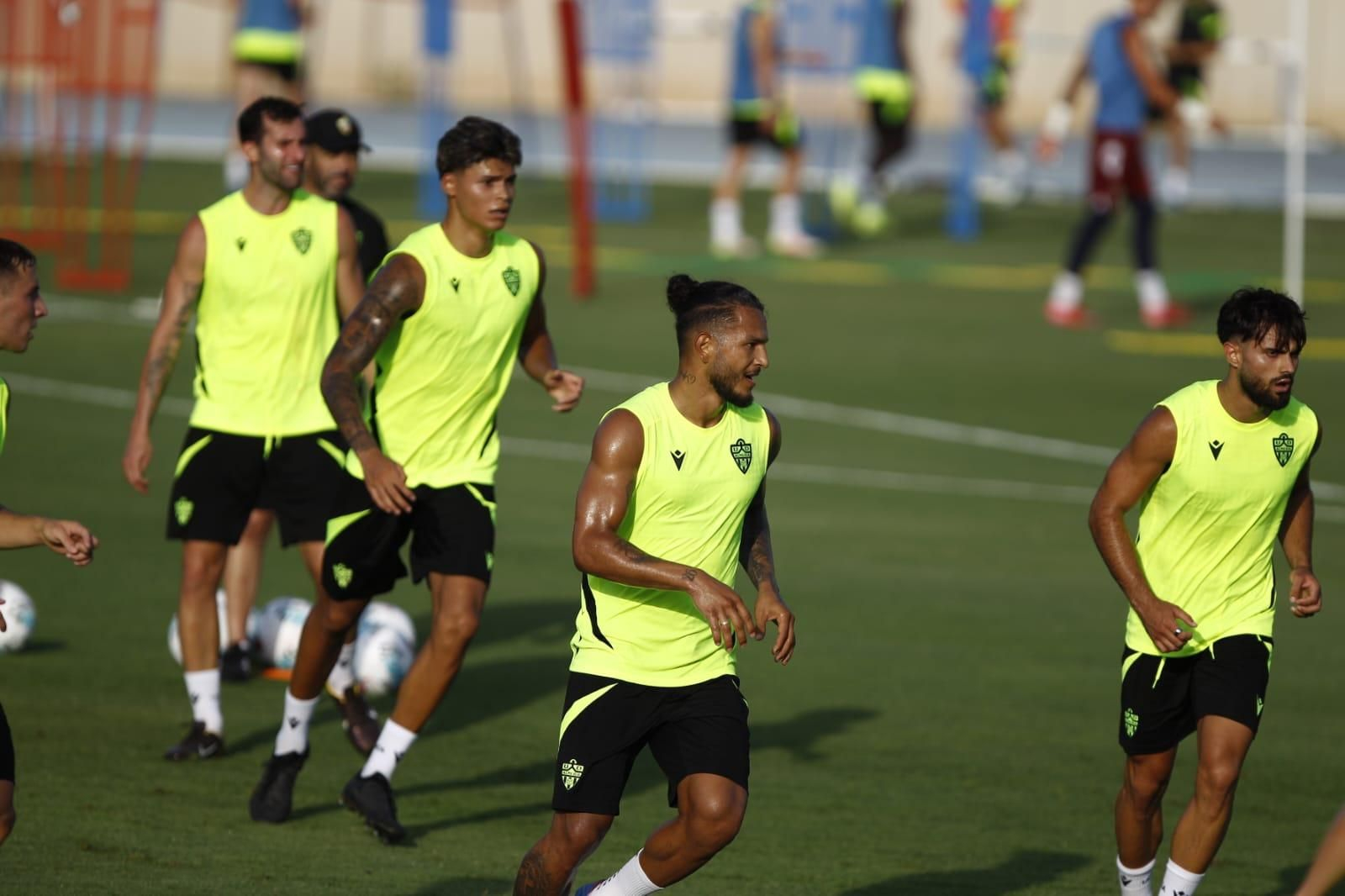 Luis Suárez se ha quedado en el gimnasio haciendo trabajo específico