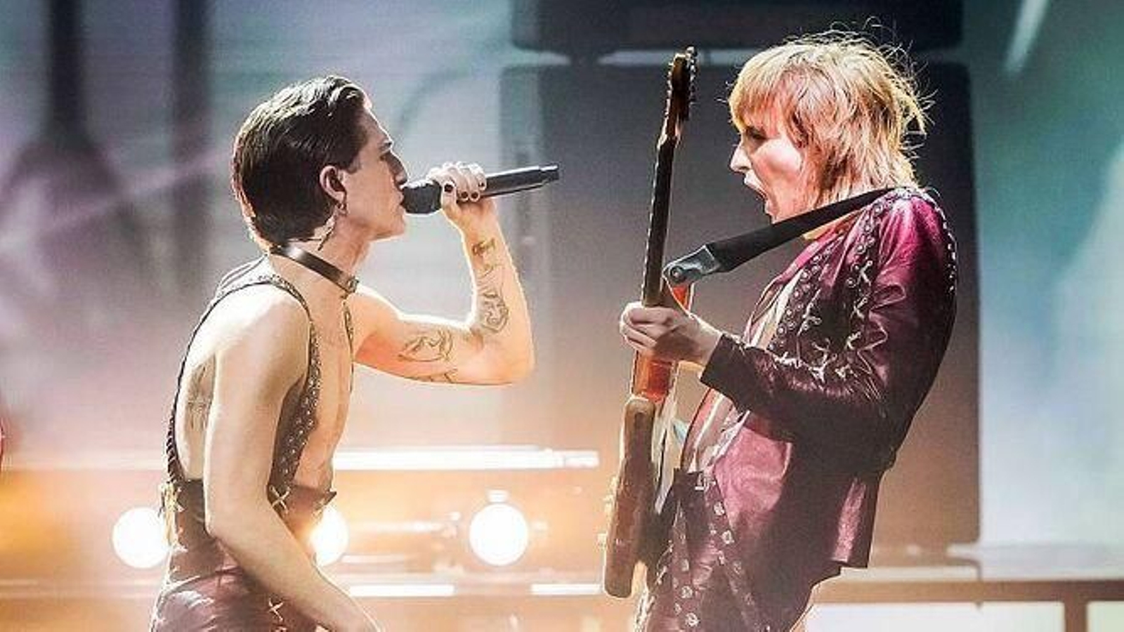 Los últimos ganadores de Eurovisión, el grupo de rock italiano Maneskin