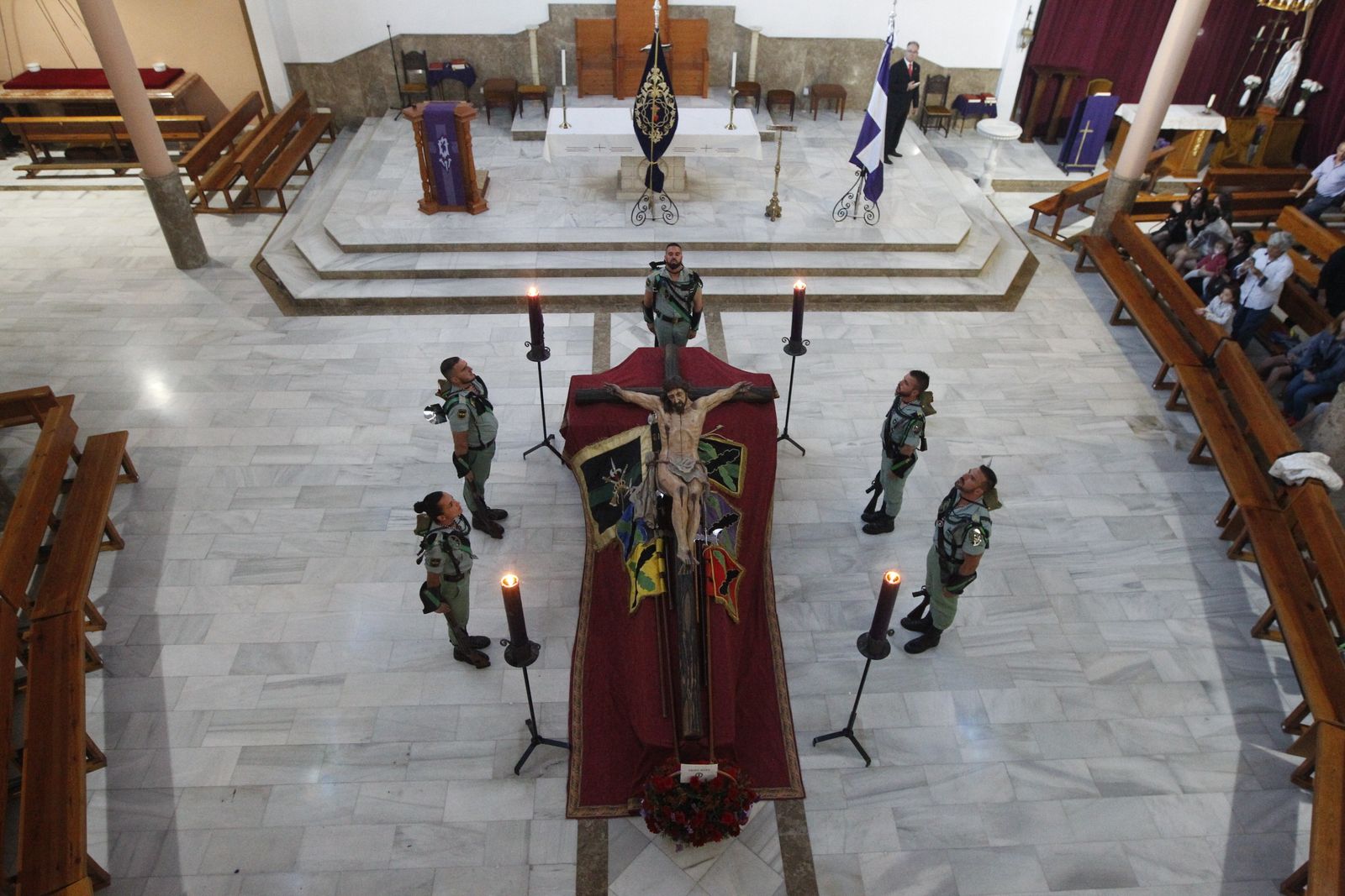 Custodia del Cristo de la Buena Muerte de La Legión. Semana Santa 2019. El Parador