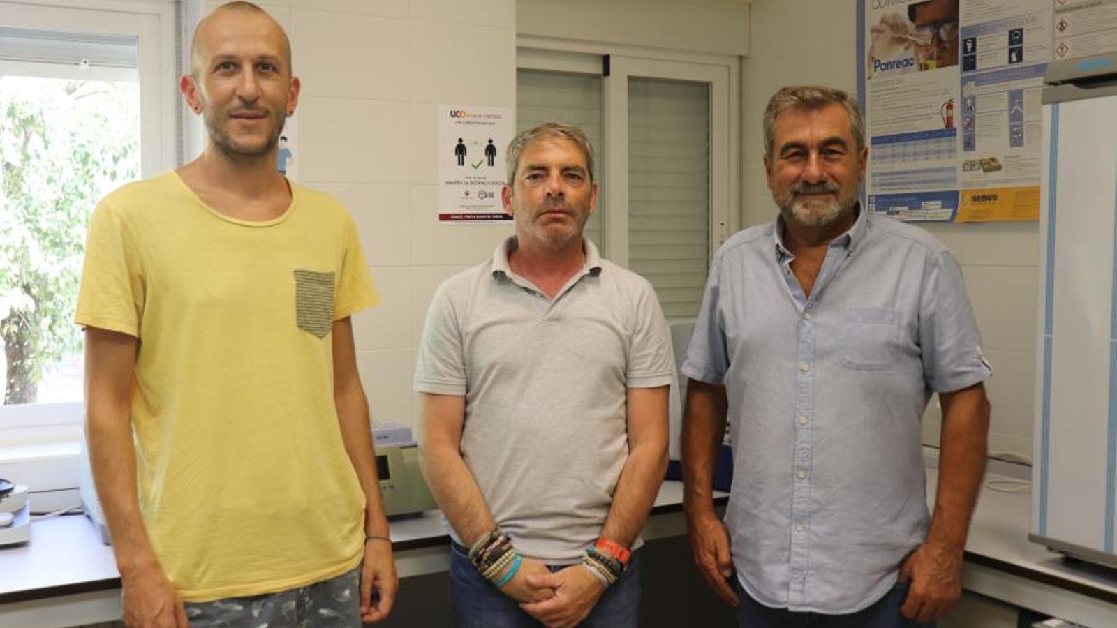 Giovanni Vedel, Jose Manuel Seoane y Juan Carranza, parte del equipo investigador Giovanni Vedel, Jose Manuel Seoane y Juan Carranza, parte del equipo investigador