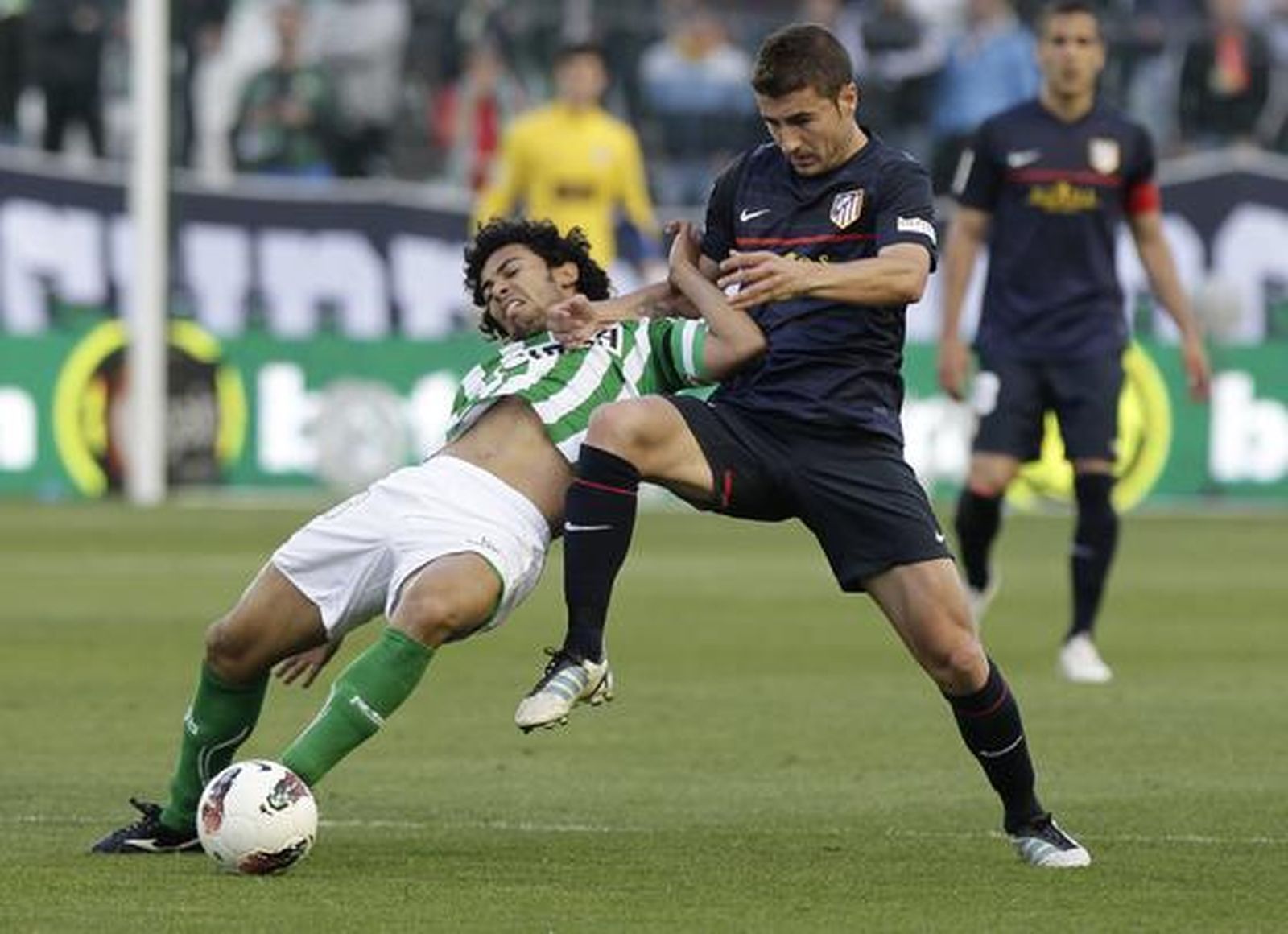 El Betis iguala con el Atlético de Madrid en el Benito Villamarín tras un final del partido loco (2-2). / Antonio Pizarro