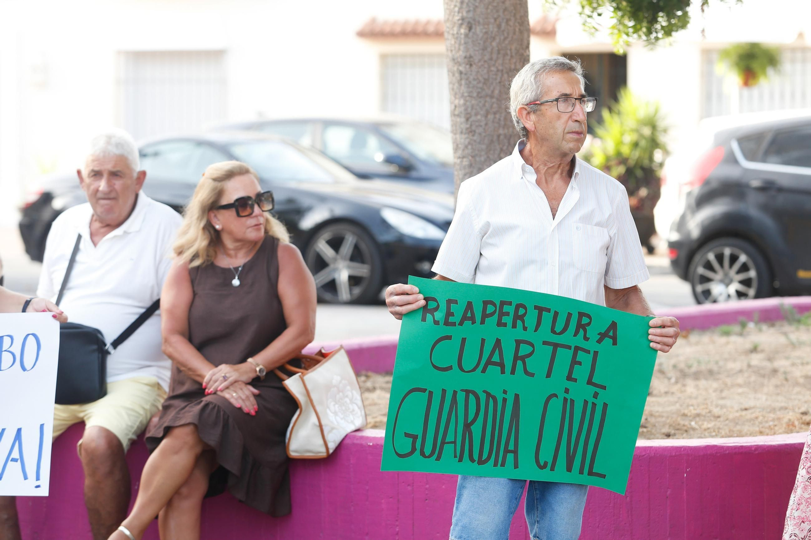 Concentración 'Por un Palmones tranquilo' celebrada el pasado 7 de agosto.