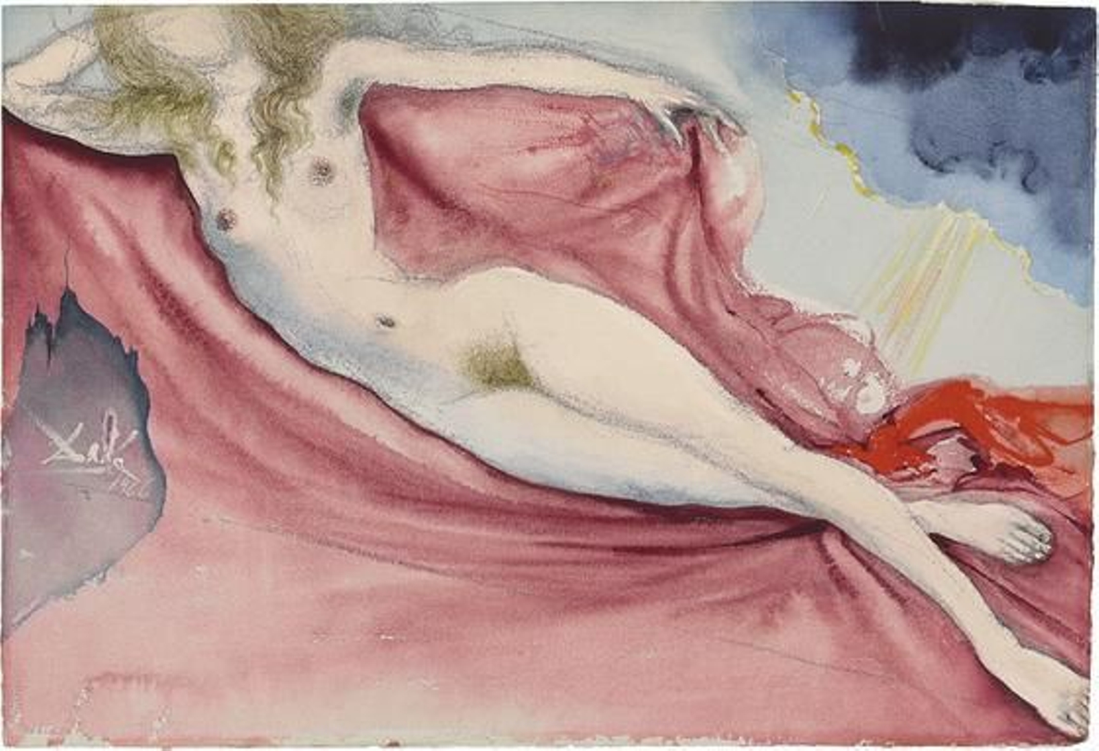 Detalle de la obra 'Playmate', de Salvador Dalí. / EFE