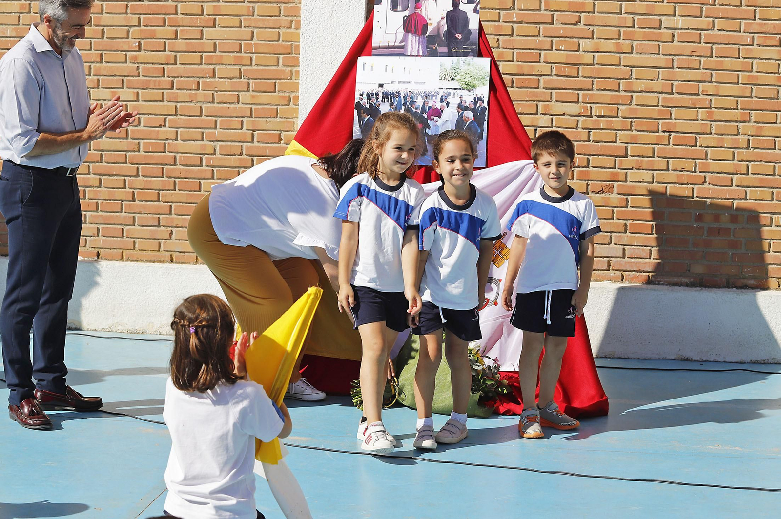 La Asociación de Antiguos Alumnos Maristas Huelva, Ademar, realiza un acto conmemorativo sobre la visita de Juan Pablo II