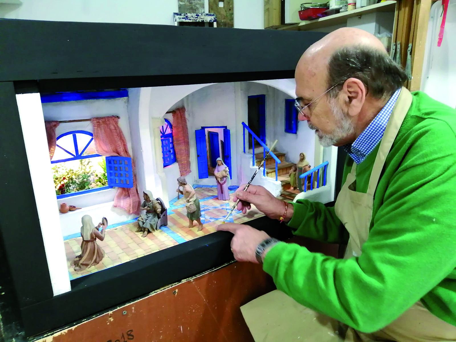 Montando un buen Portal de Belén en casa.