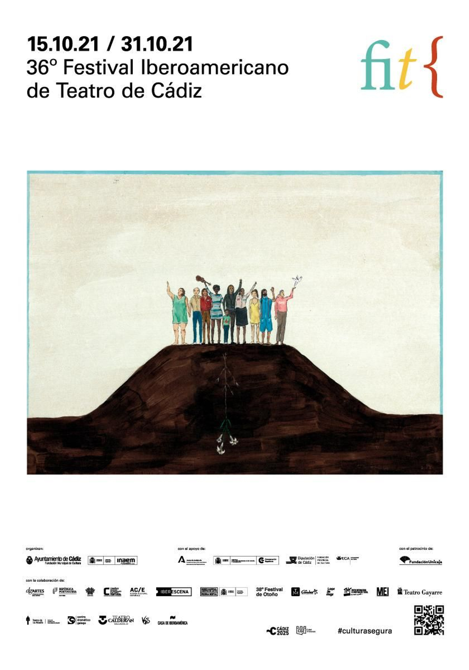 Cartel de la 36 edición del FIT de Cádiz.