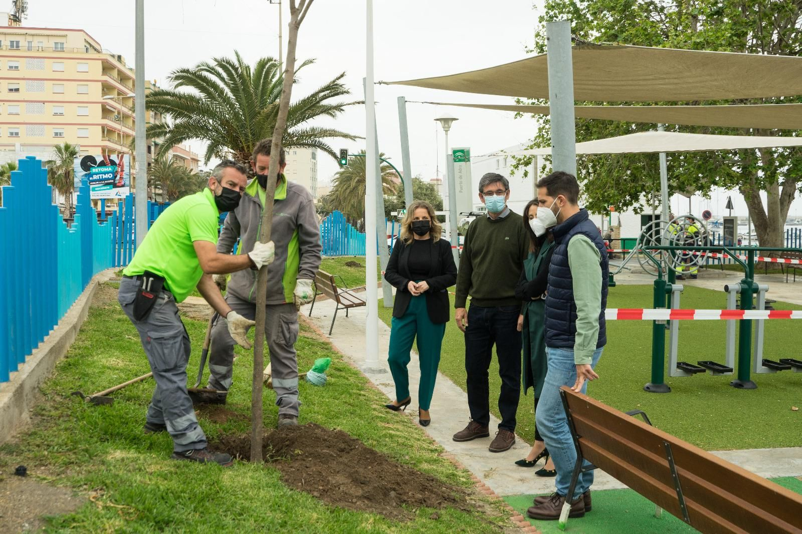 Adra y Diputación se unen a través del Plan Savia para avanzar en un modelo de ciudad más sostenible