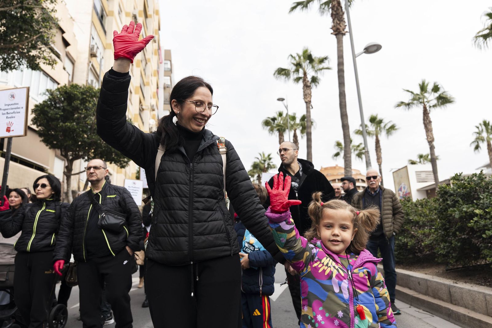 Las imágenes de la Manifestación de la Plataforma por la Dignidad de los Autónomos en Almería