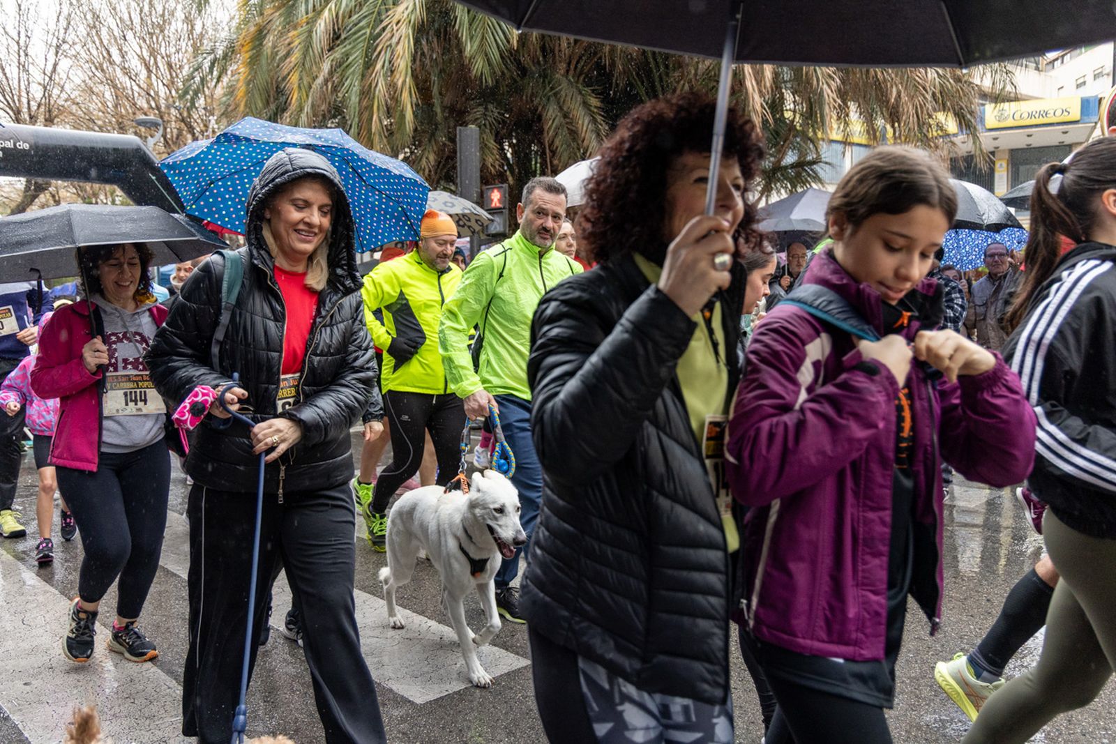 En imágenes: la lluvia no frena a más de un millar de corredores en la V Carrera Popular del IES San Juan Bosco (1)