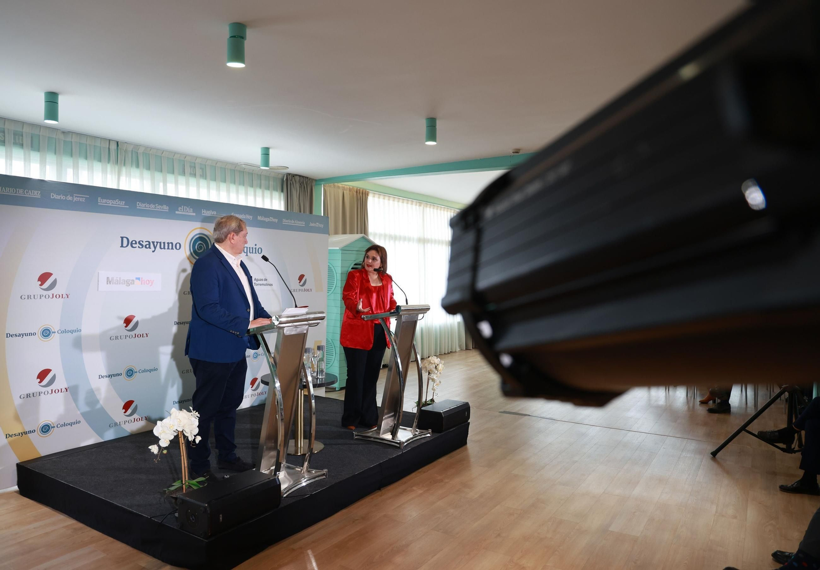 El desayuno informativo del Grupo Joly con Margarita del Cid, alcaldesa de Torremolinos, en imágenes