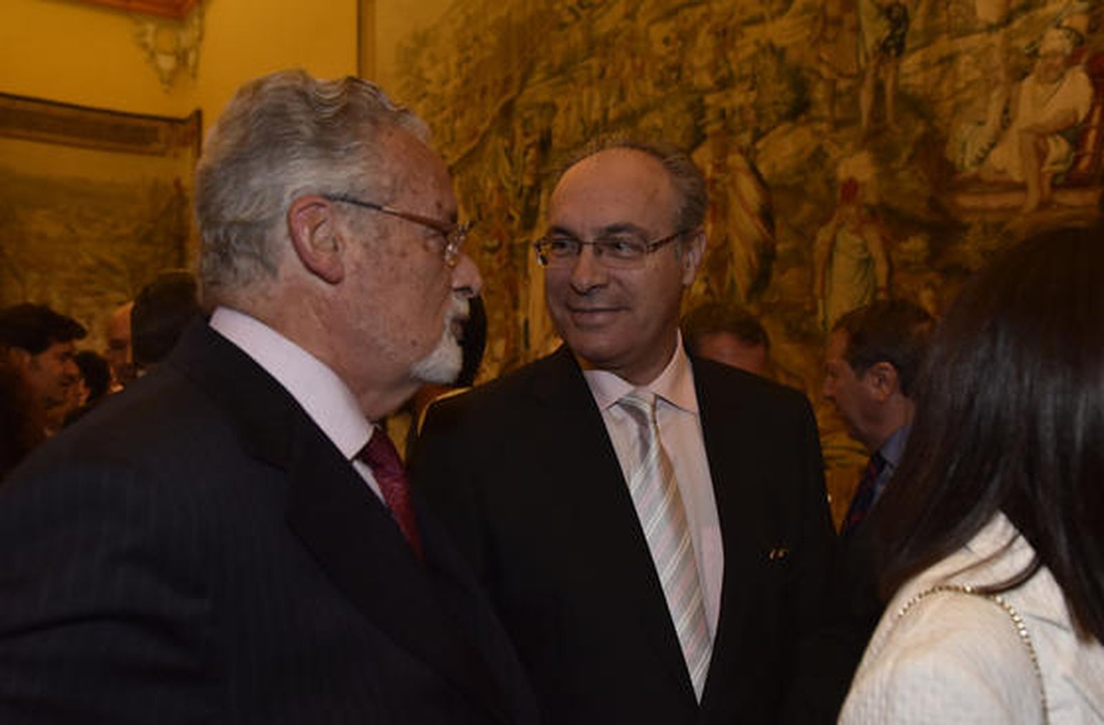 Jesús Maeztu, con Juan Pablo Durán.

Foto: Juan Carlos V?uez / Victoria Hidalgo
