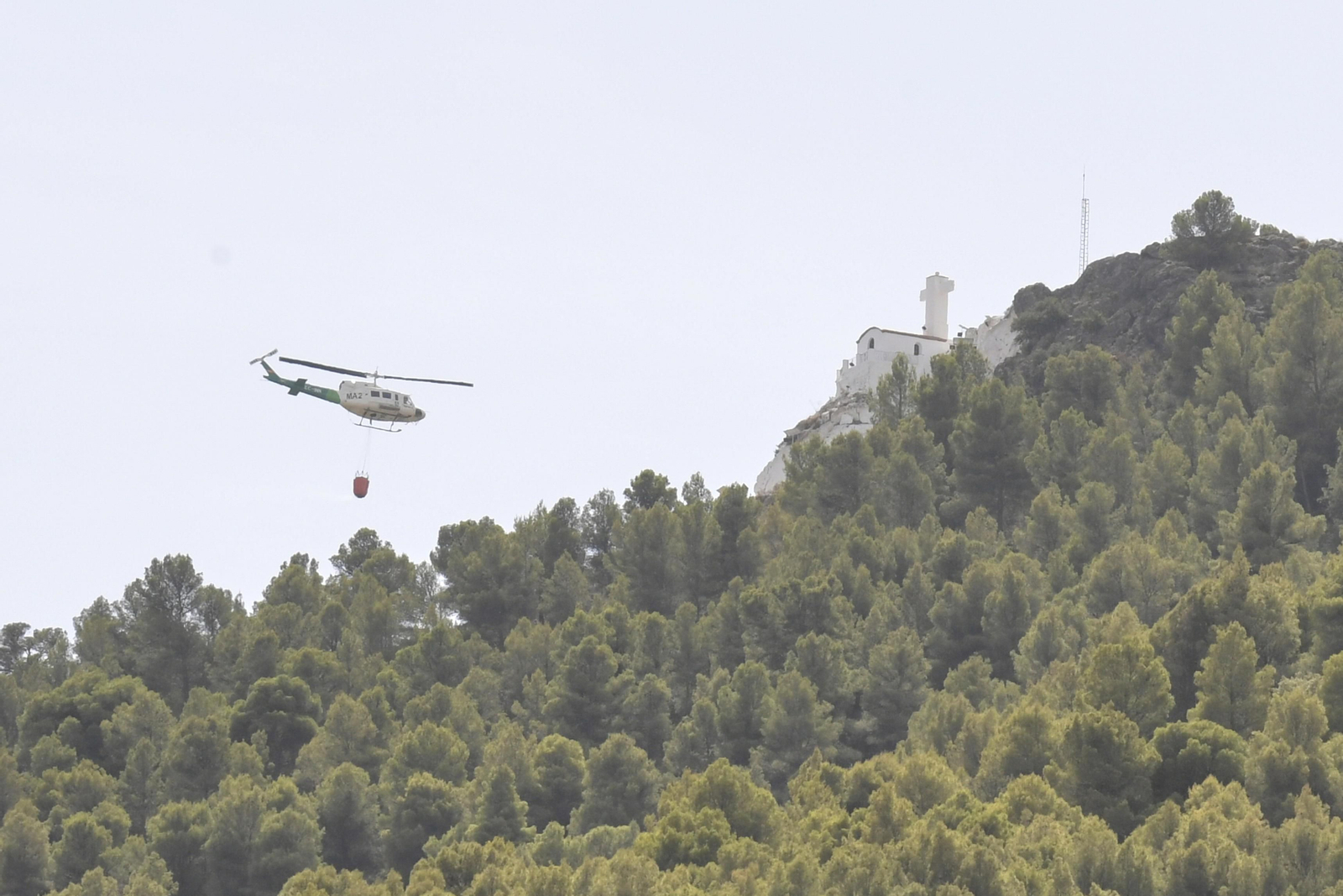 Las imágenes del incendio de Granada que causa terror en la provincia