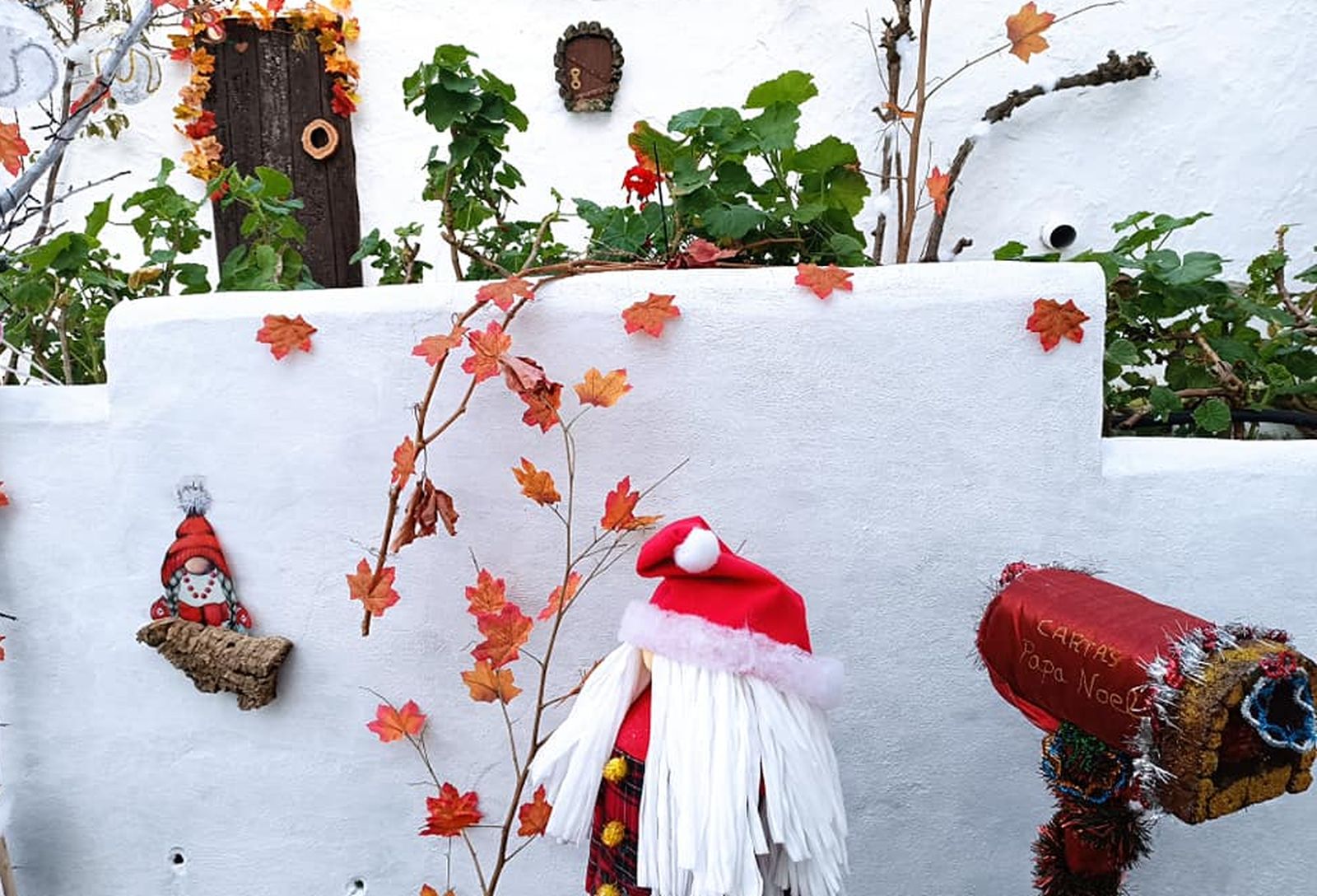 Decoración navideña de El Rincón del Beso