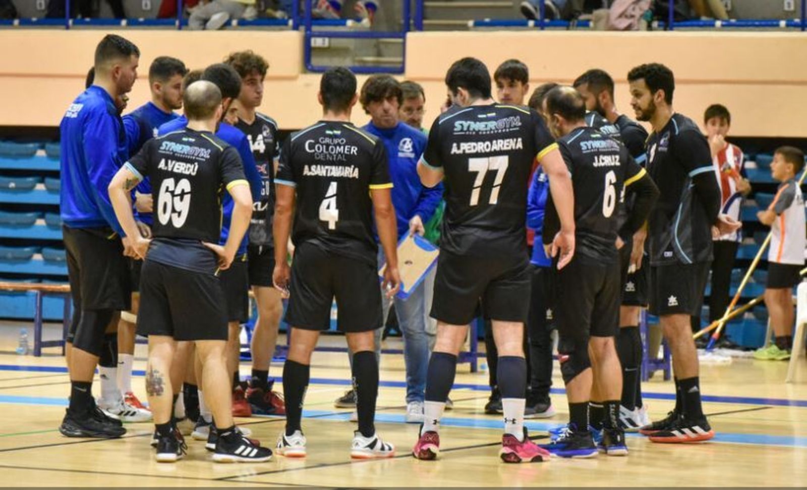 Un tiempo muerto del BM Ciudad de Algeciras