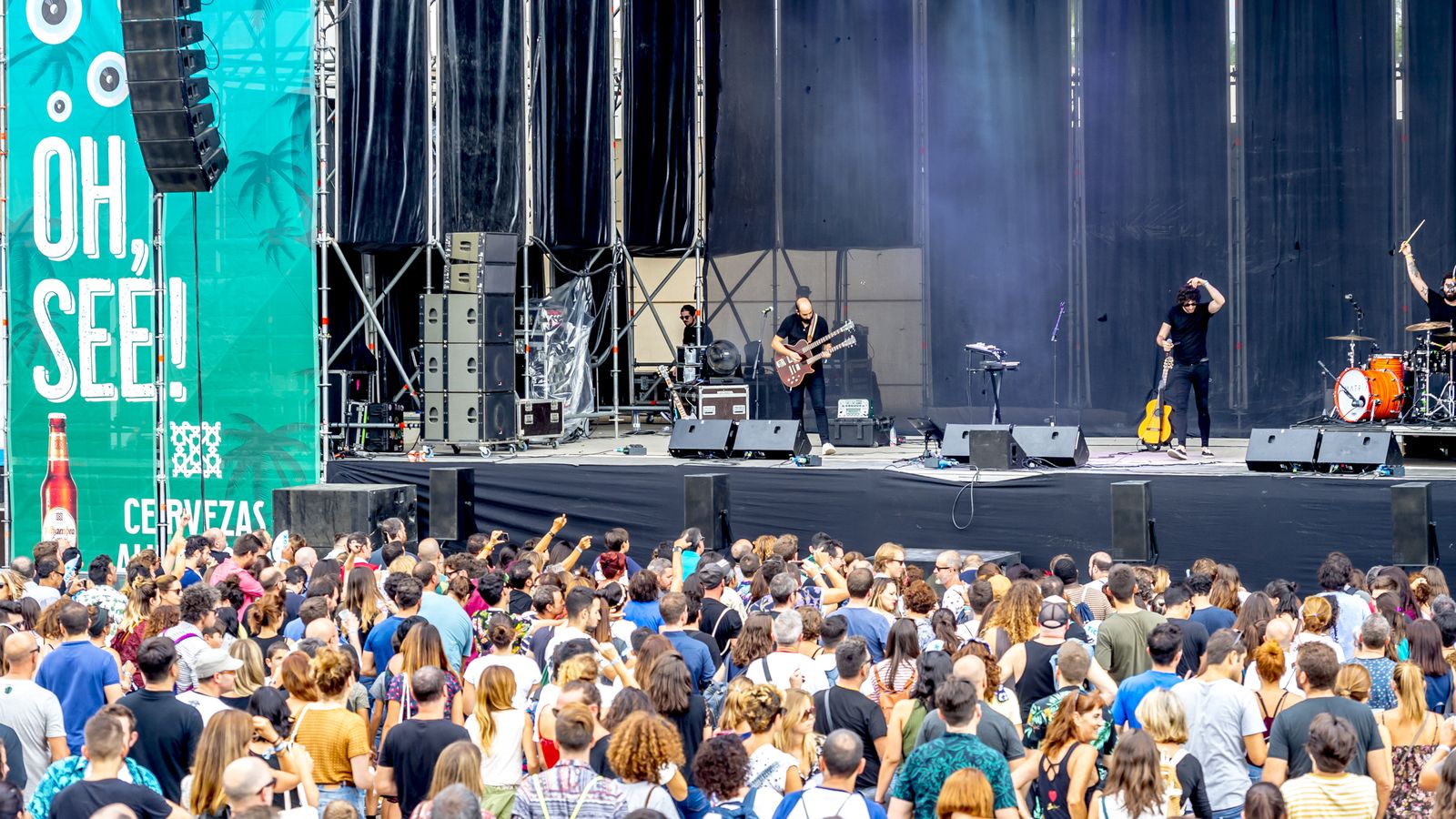 Sidonie durante su actuación en la pasada edición del Oh, See! Fest de 2018.