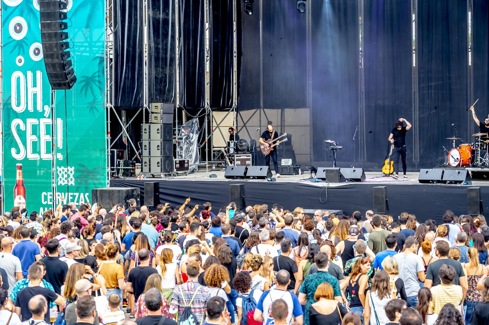 Sidonie durante su actuación en la pasada edición del Oh, See! Fest de 2018.