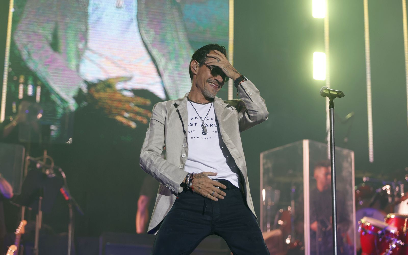 Las imágenes del concierto de Marc Anthony en Sevilla