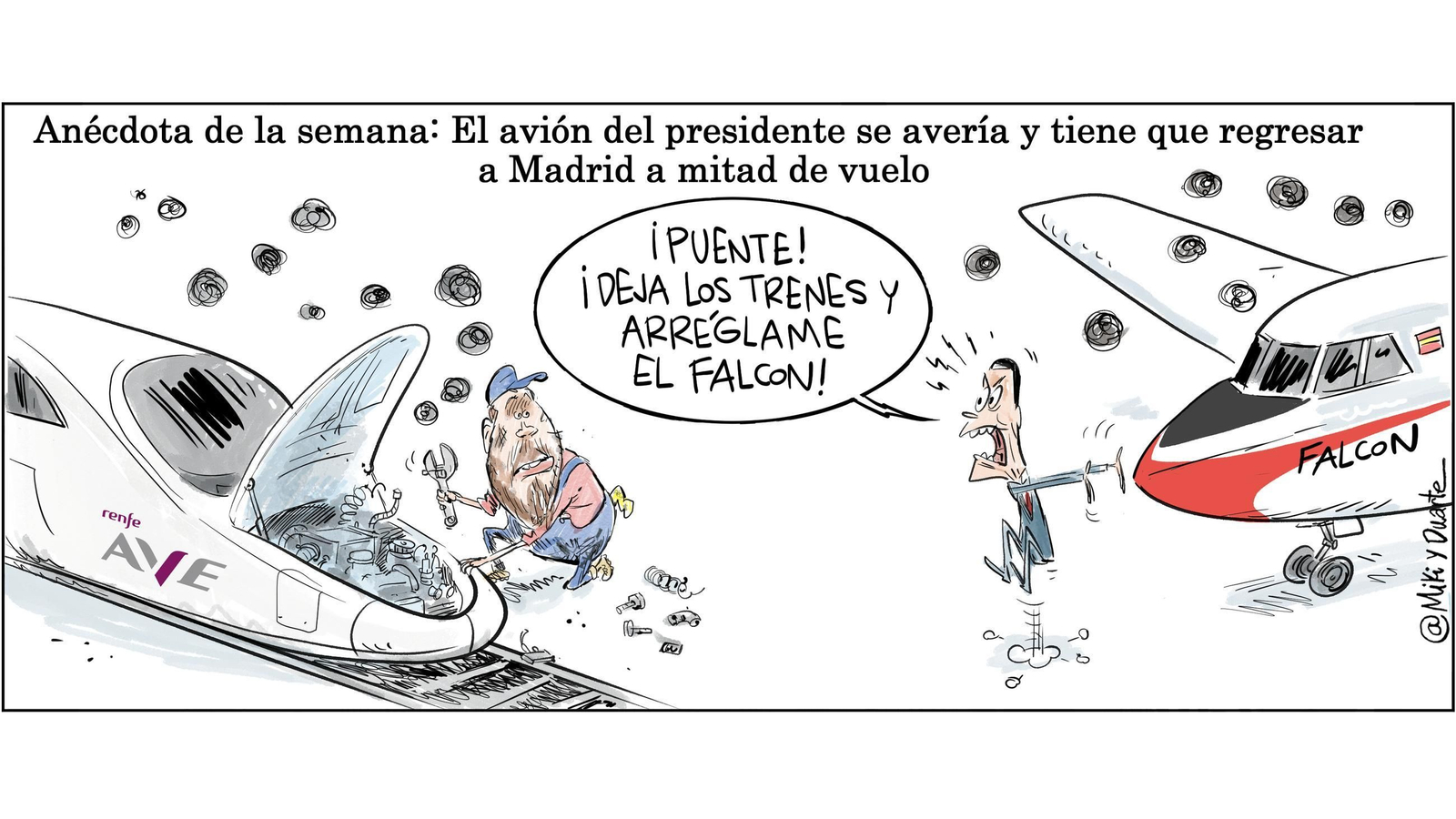 Trenes y aviones