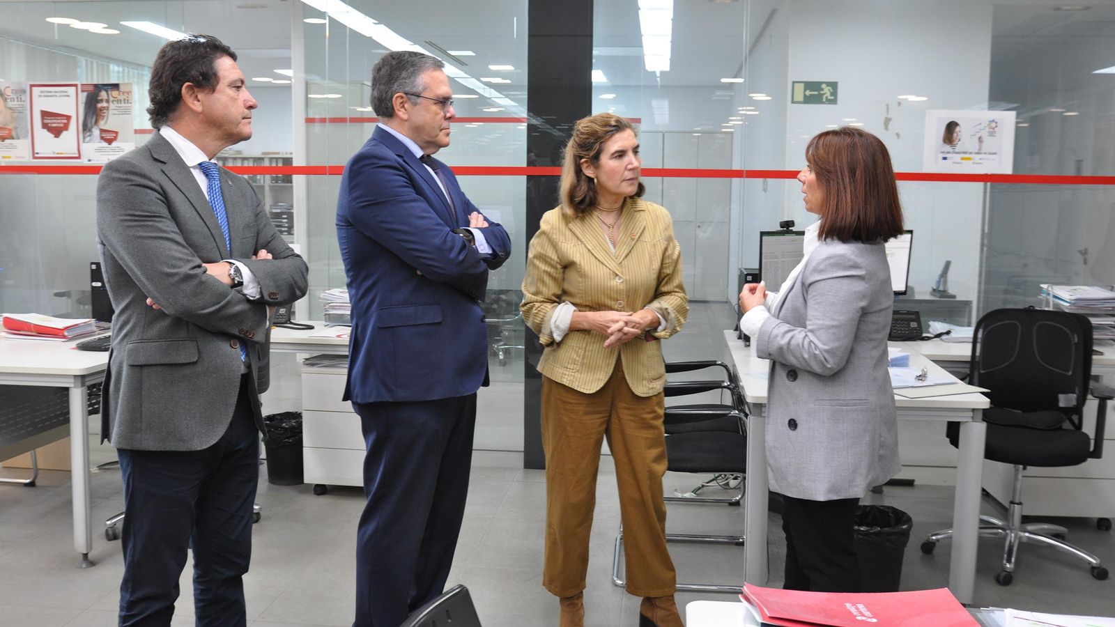 Visita de la consejera Empleo a la Cámara de Comercio del Campo de Gibraltar.