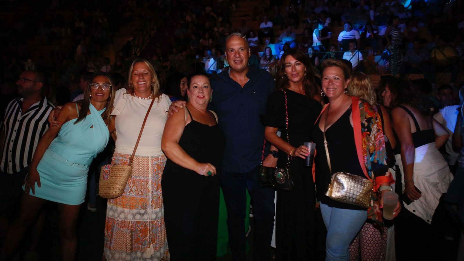 Juan Carlos Ruiz Boix, alcalde de San Roque, entre el público.