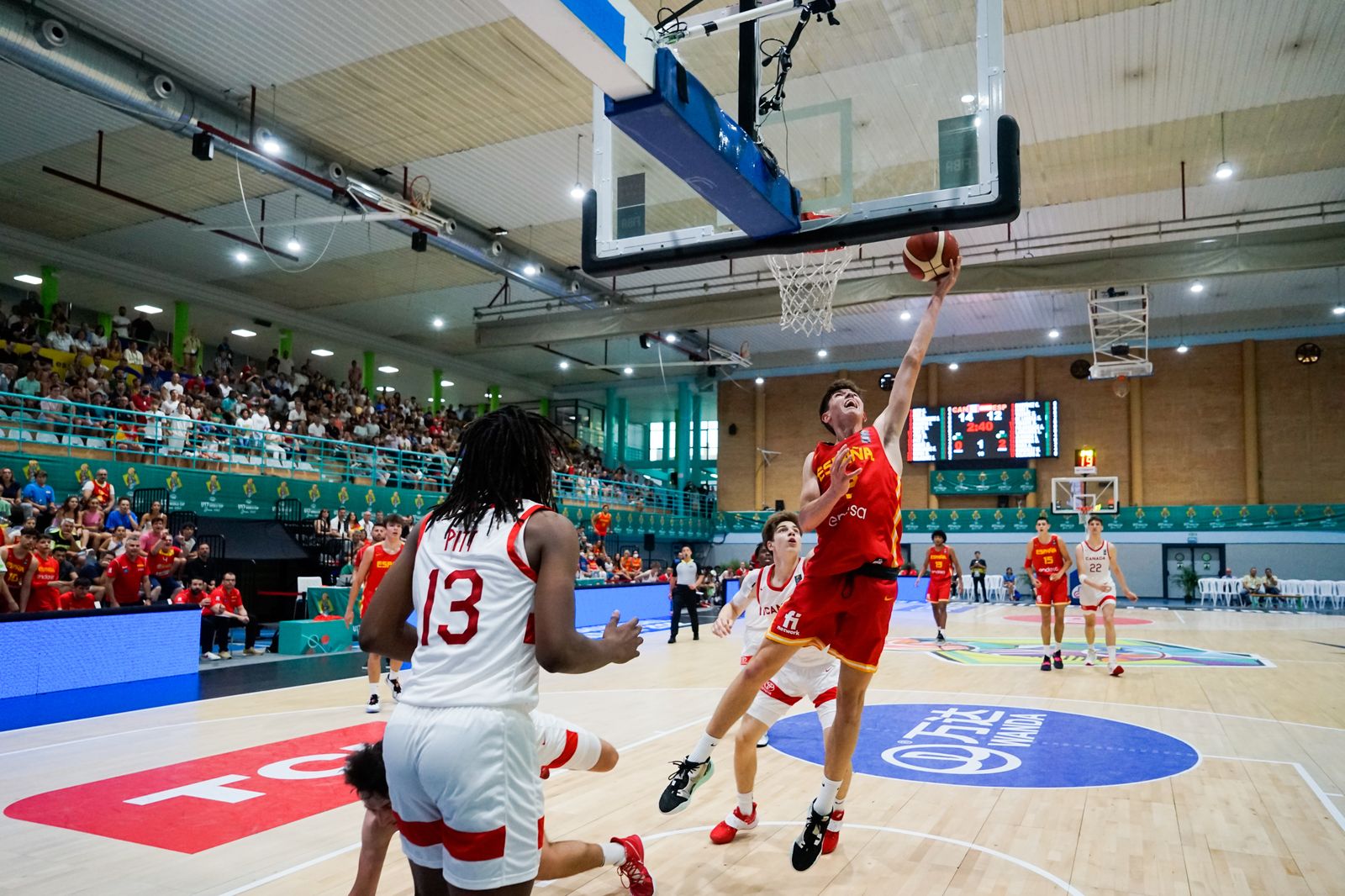 Las fotos del Canadá-España de la Copa del Mundo sub 17 de Málaga