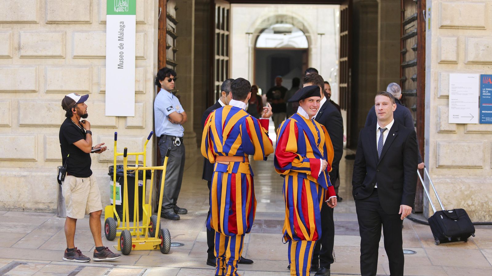 Rodaje de 'Warrior Nun' en la Aduana.