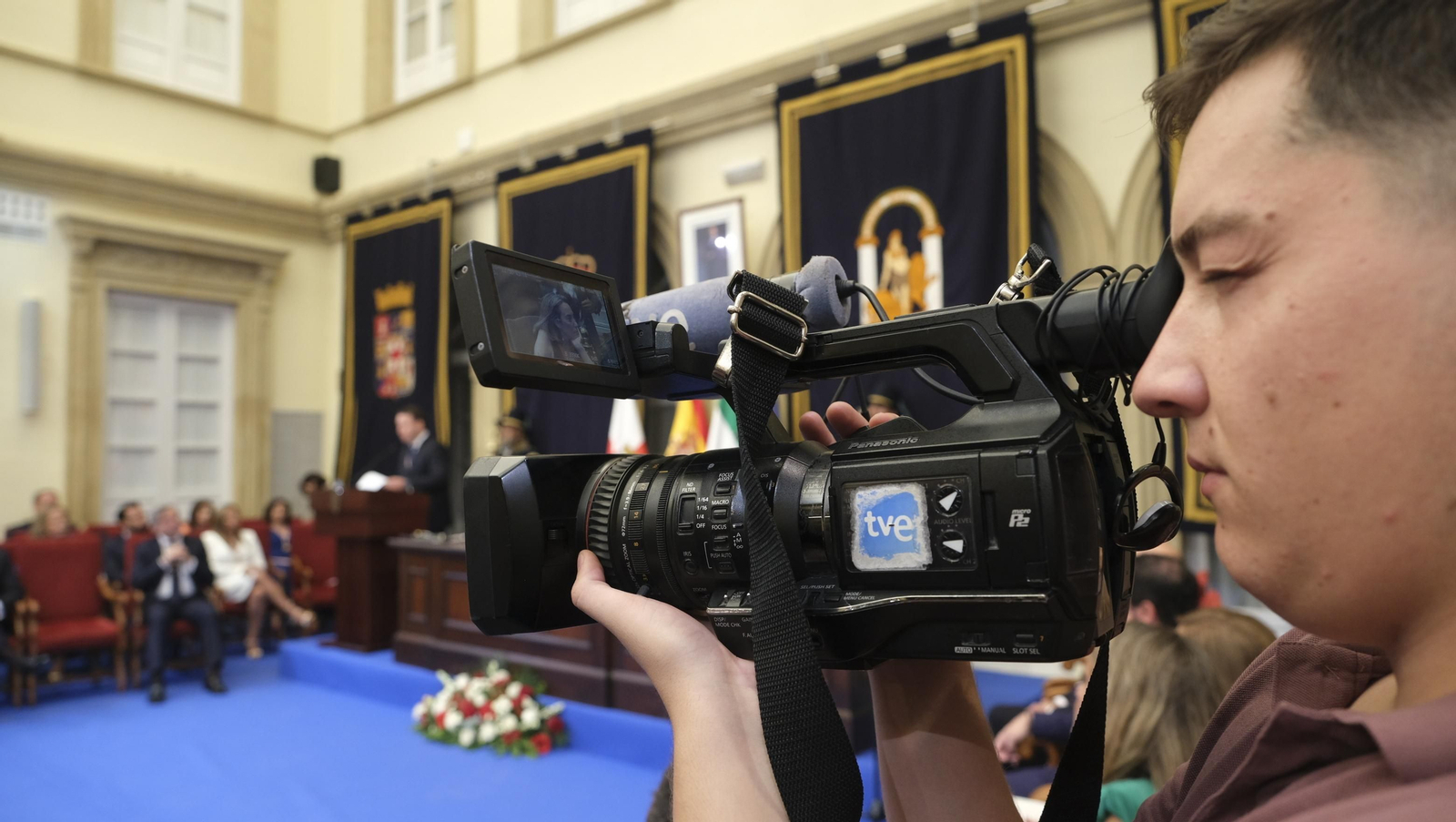 Imágenes del acto de constitución de la Diputación de Almería