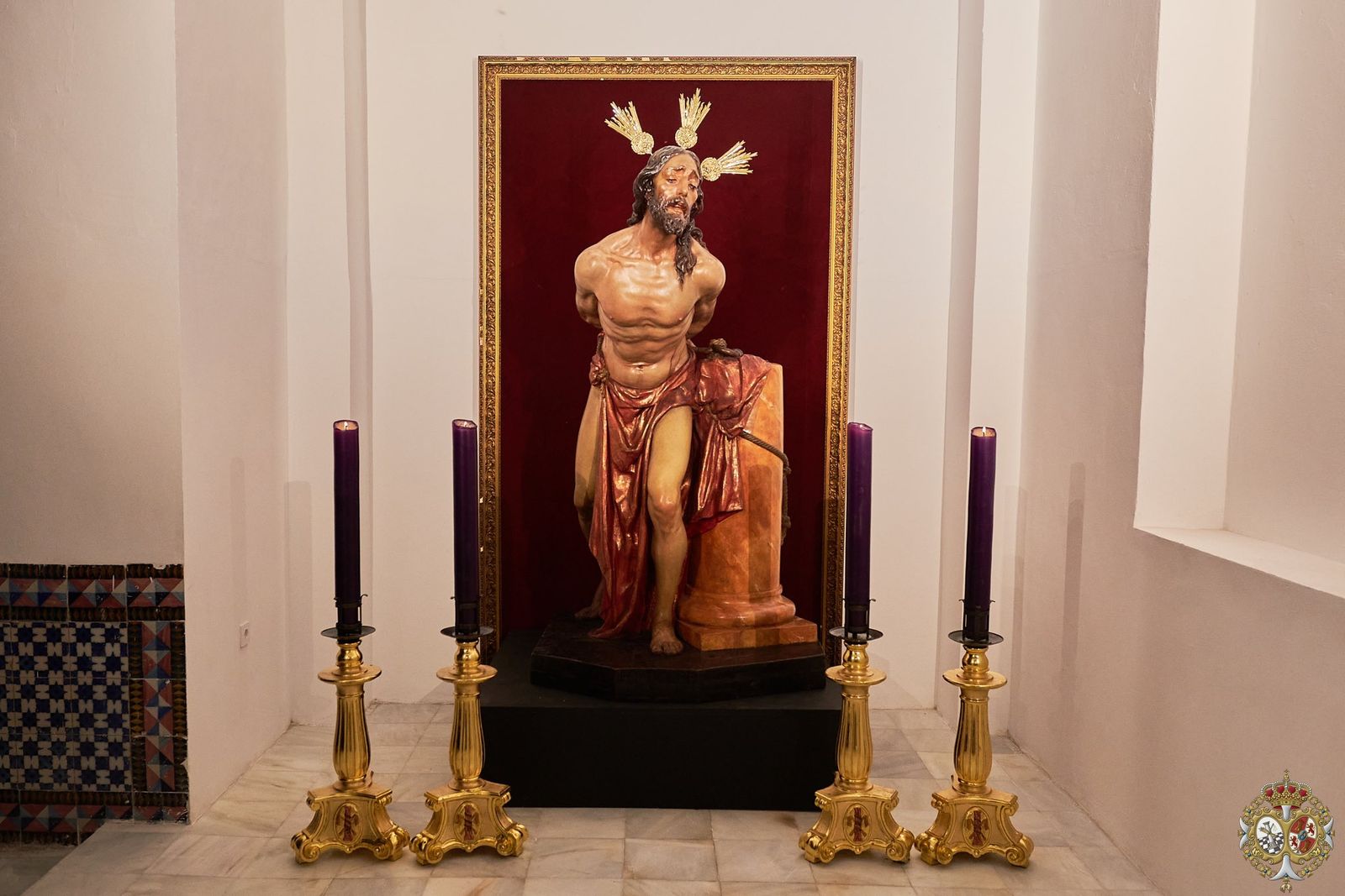 El imponente Cristo del Dolor, en Los Terceros