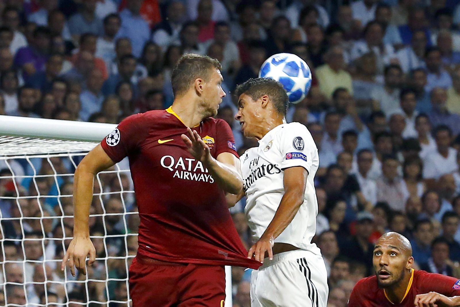 El Real Madrid-Roma, en imágenes