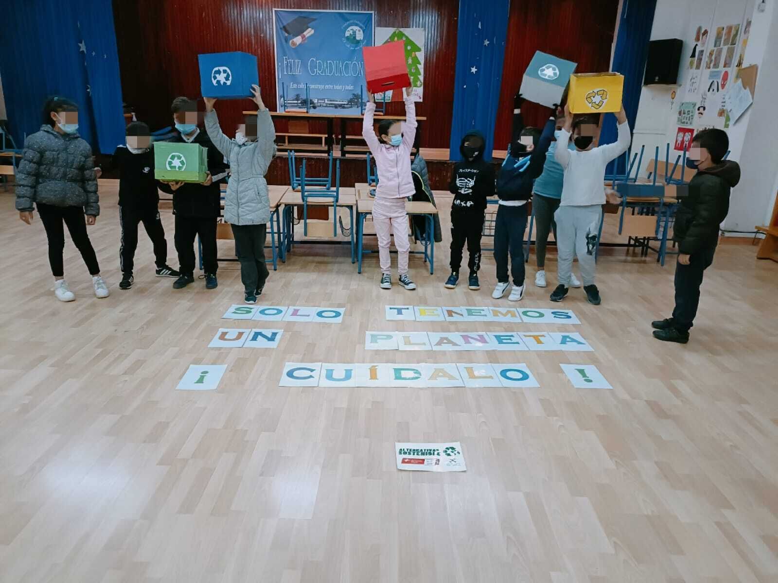 Uno de los talleres celebrados en centros escolares.