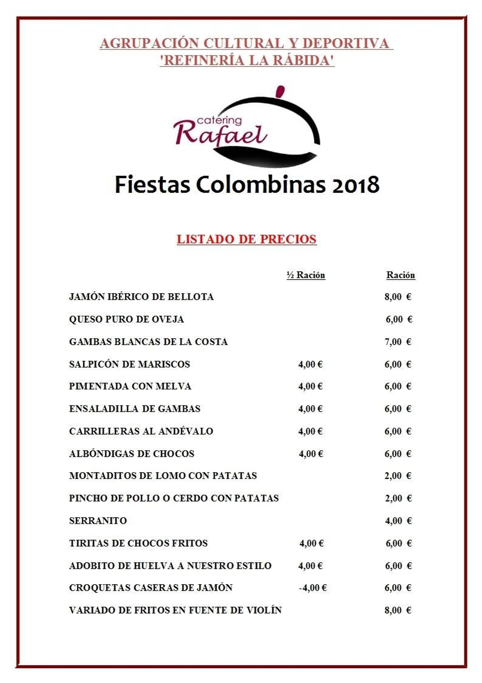 Lista de precios