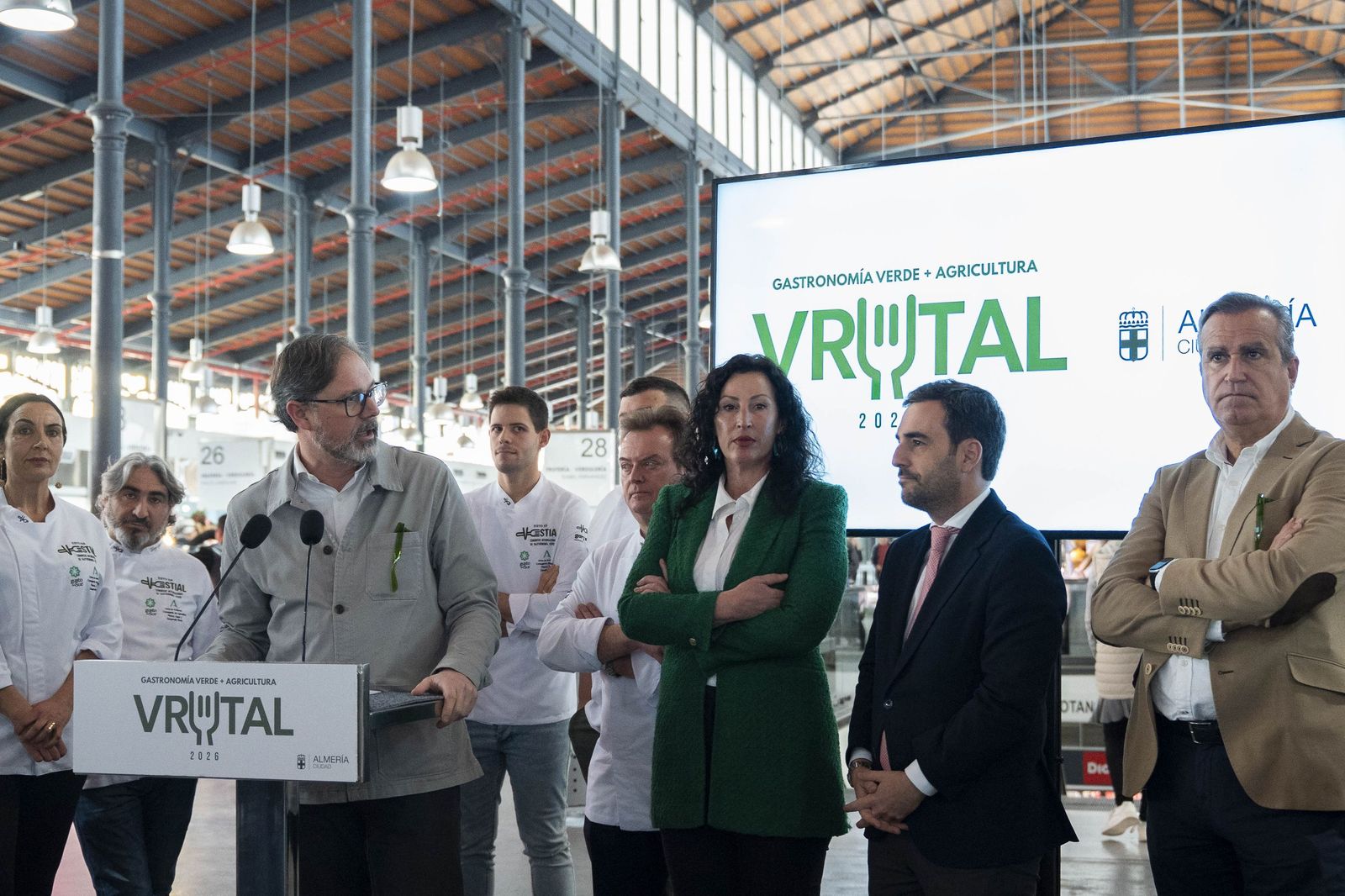 Presentación de Vrutal en el Mercado Central de Almería