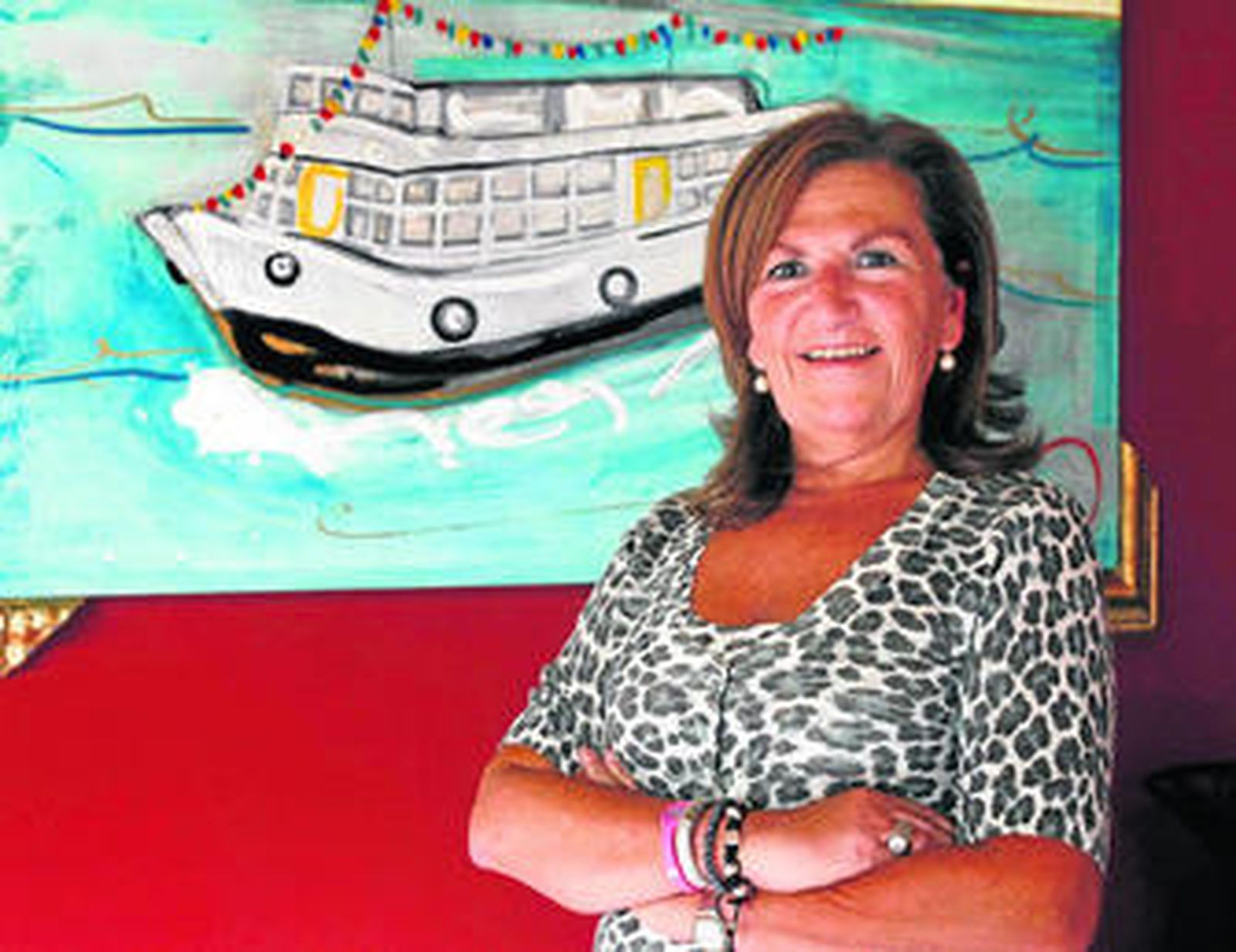 María del Carmen Lara, ayer en el hotel Bodega Real.