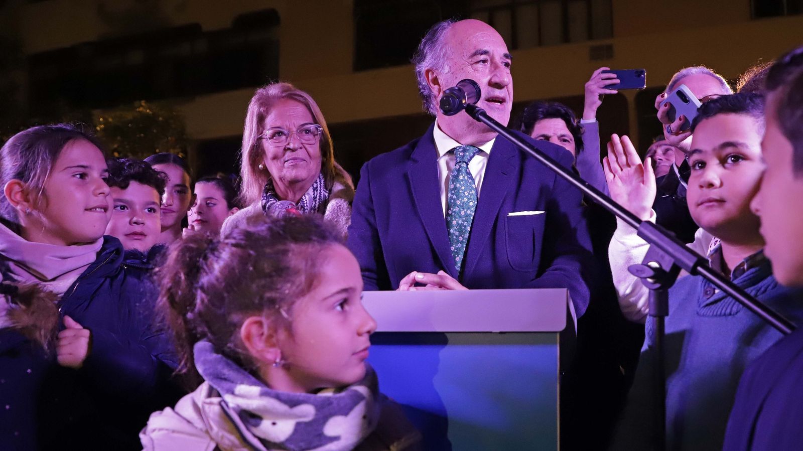 Fotos de la inauguración del alumbrado de Navidad en Algeciras