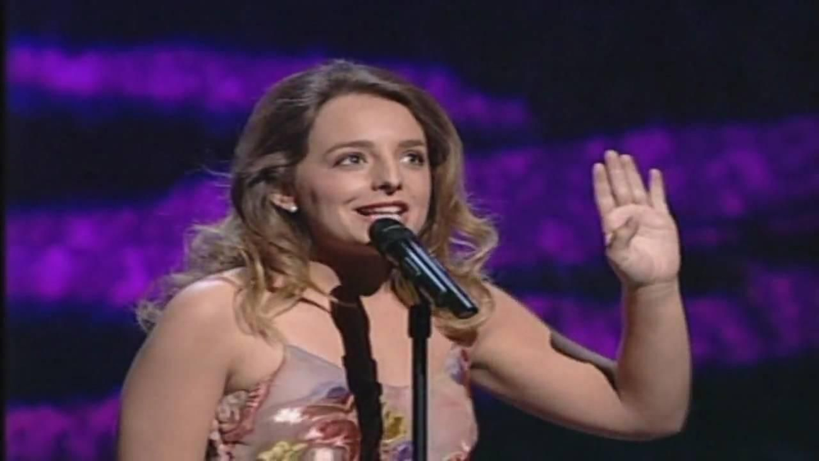La representante española en Eurovisión 1995, la malagueña Anabel Conde