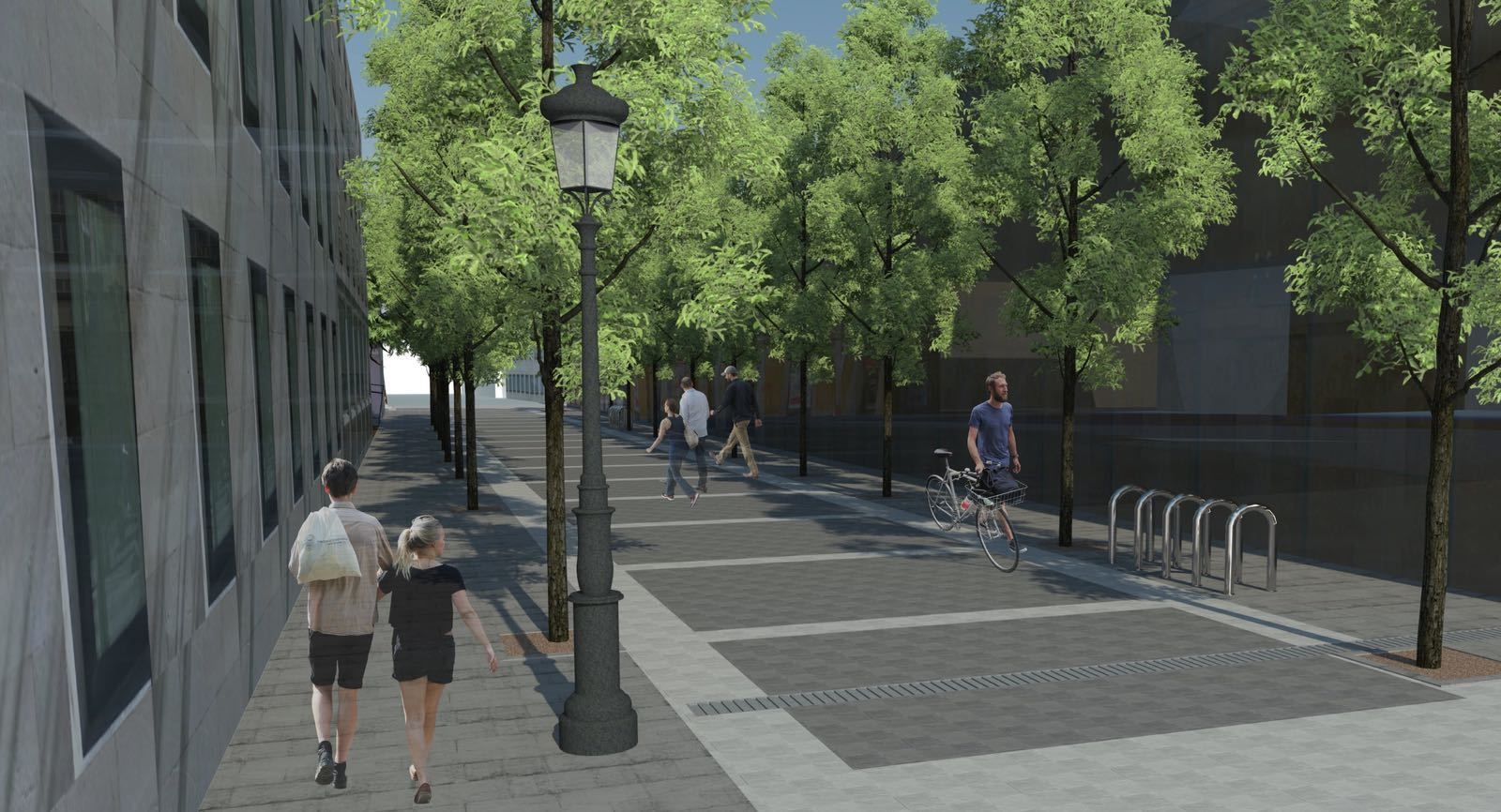 La peatonalización del entorno de las Cuatro Calles encara las obras