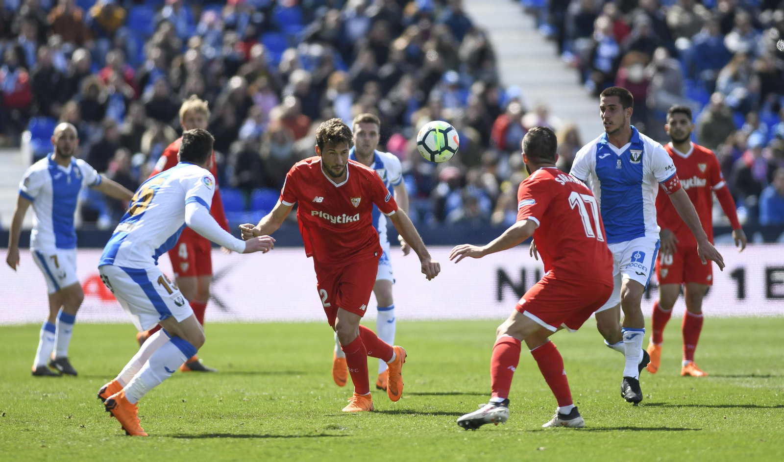 Las imágenes del Leganés-Sevilla