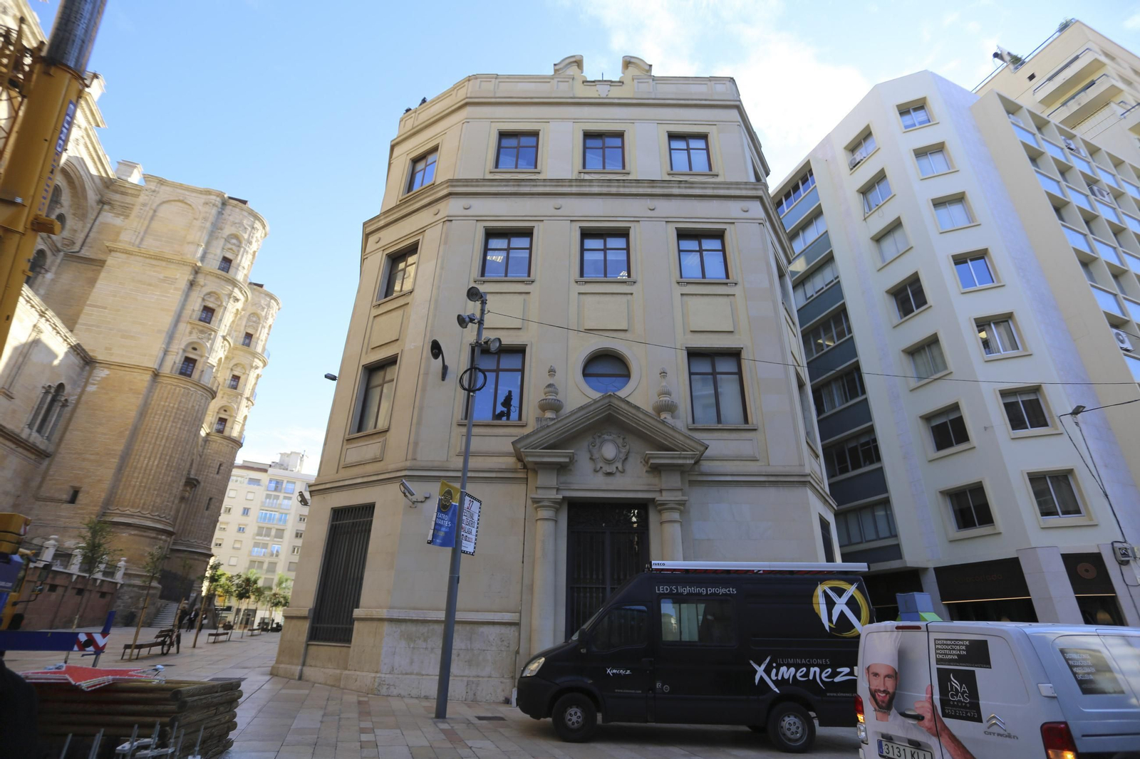 Antigua sede de Telefónica en Postigo de los Abades.